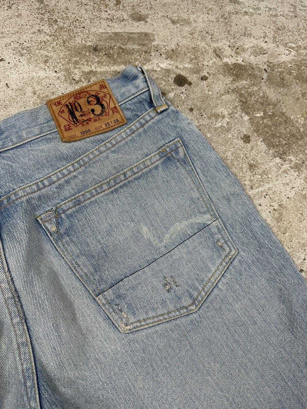 Evisu Vintage Evisu Blue Denim Shorts Lot 1006 Size US 28 / EU 44 - 15 Thumbnail