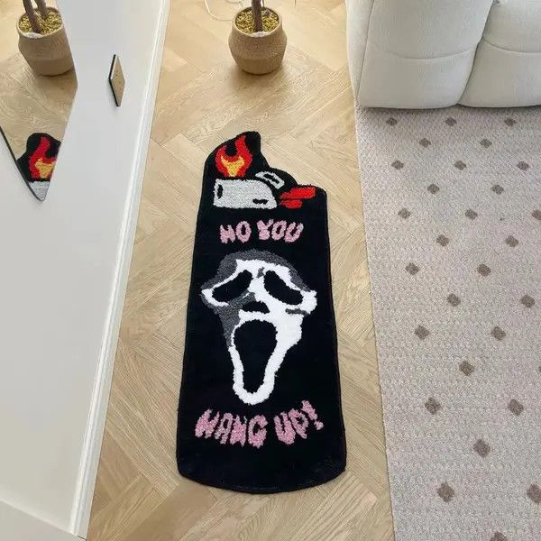 Other Fukatsu x Fujii Black Ghost Lighter Flocking Rug Size ONE SIZE - 2 Thumbnail