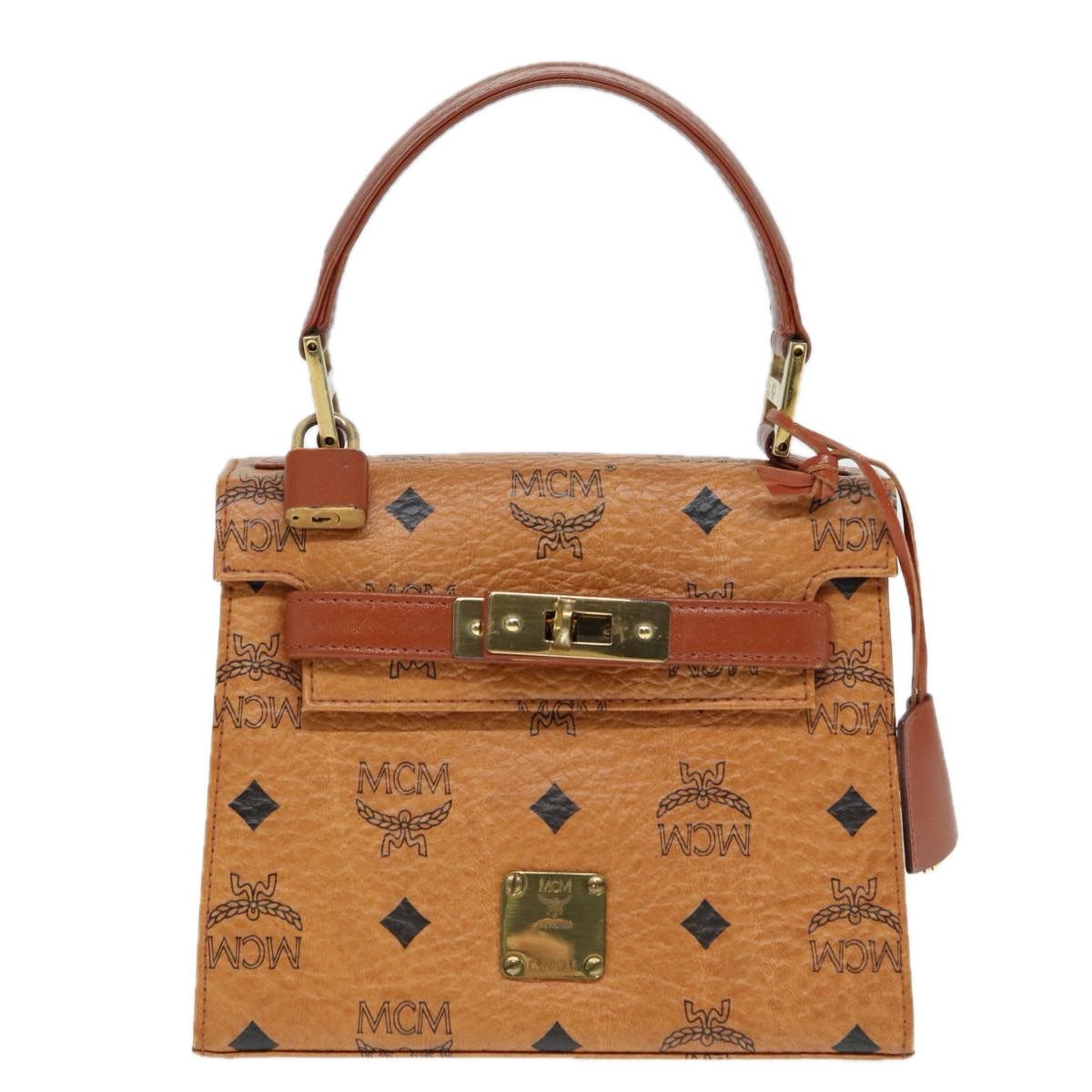 MCM Visetos Brown Leather Handbag (Pre-Owned) Size ONE SIZE - 1 Thumbnail