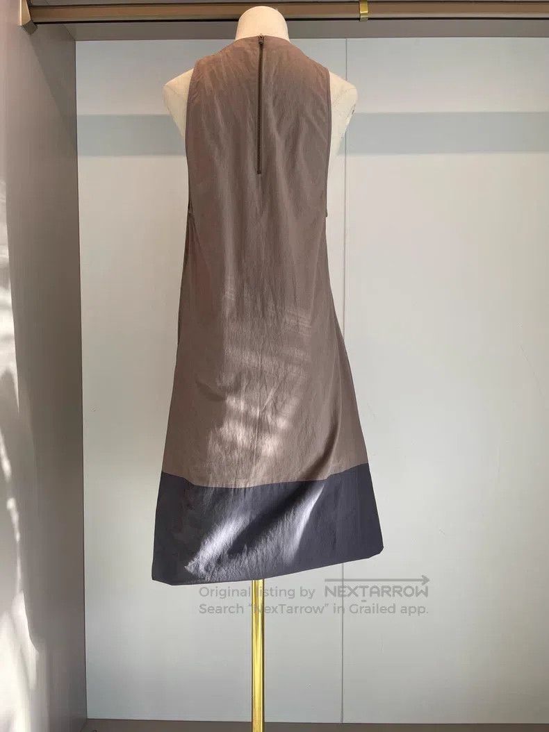 Brunello Cucinelli Brunello Cucinelli Caramel Cotton Dress Size S / US 4 / IT 40 - 2 Thumbnail