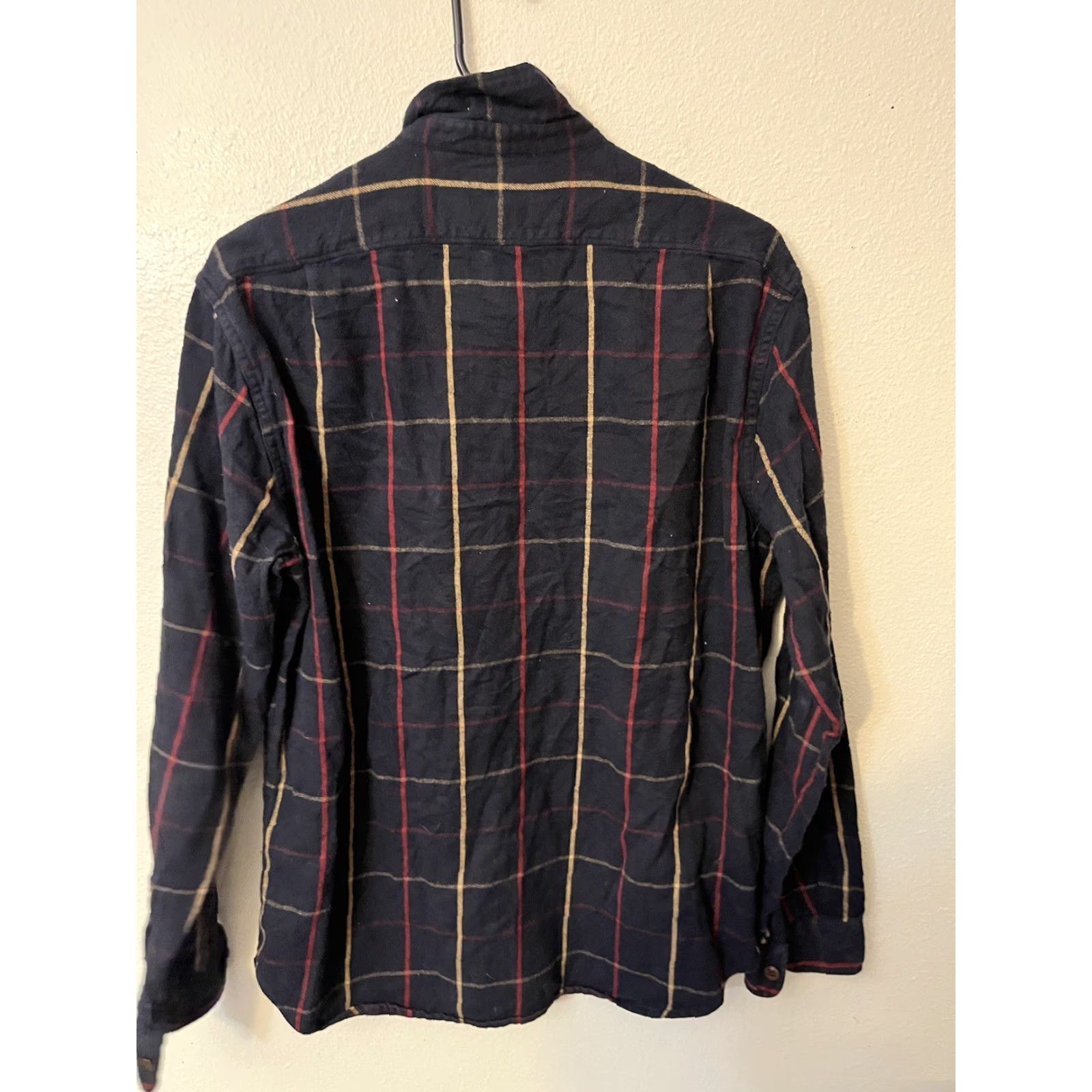 J.Crew J.CREW Men's L Button-Up Flannel Shirt Blue Plaid Slim Fit Midweight Cotton Long Sleeve Casual Workwear Shirt Size US L / EU 52-54 / 3 - 3 Thumbnail