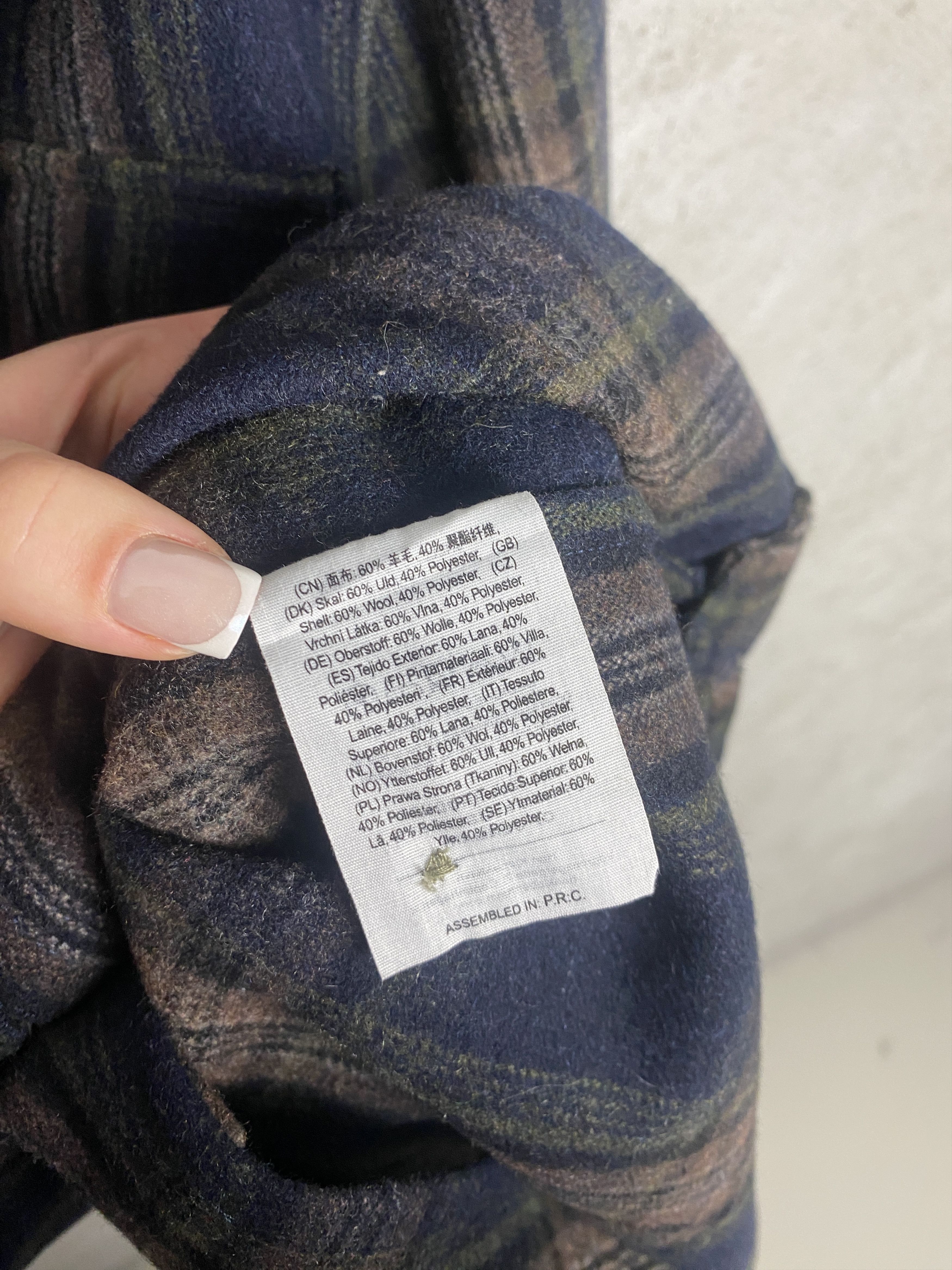 Han Kjobenhavn Han Kjobenhavn checked overshirt shirt wool Size US XL / EU 56 / 4 - 6 Thumbnail
