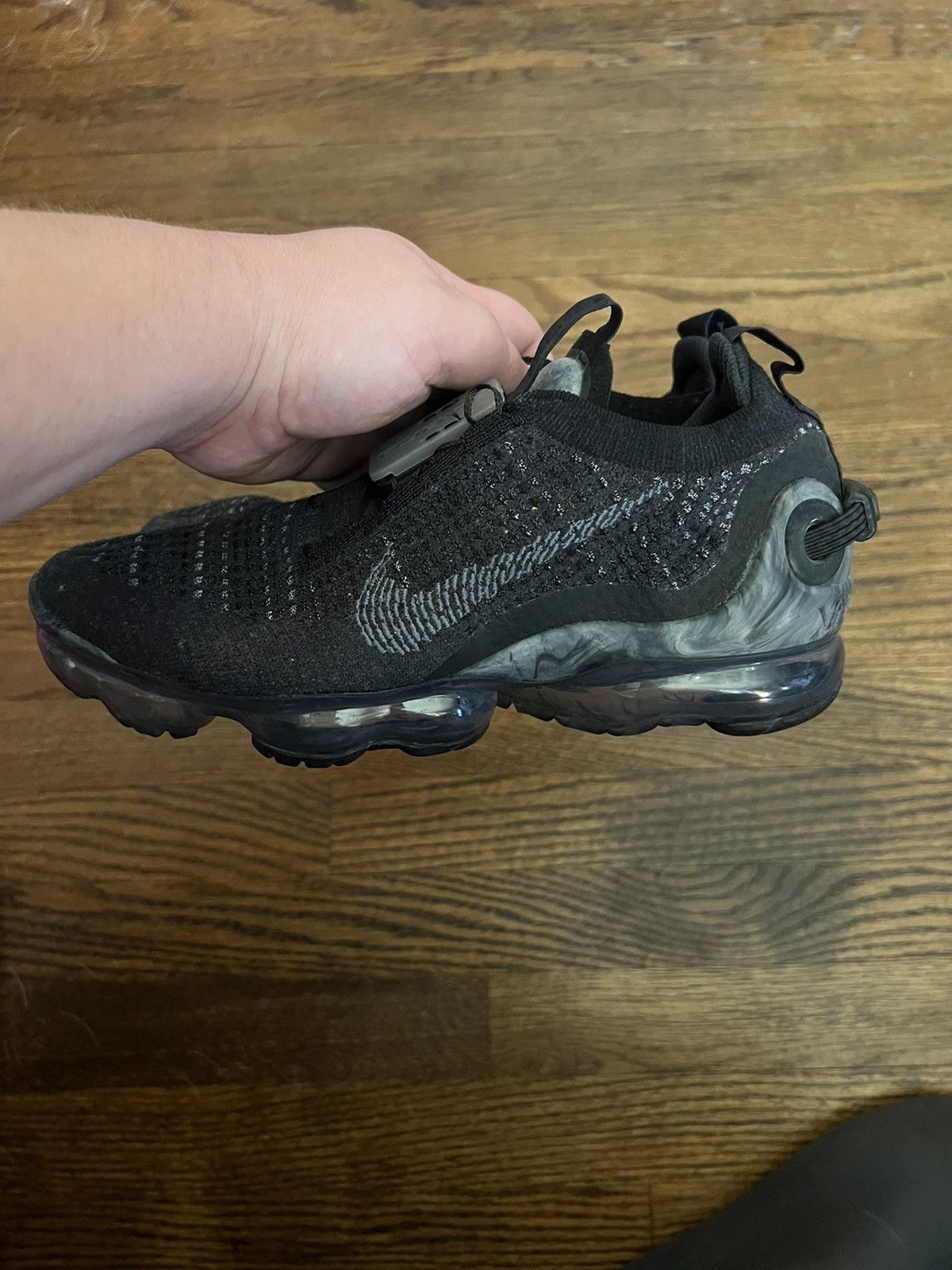 Nike Nike Air VaporMax Flyknit Womens Size 8 US CJ6741-003 Black Size US 8 / IT 38 - 4 Thumbnail