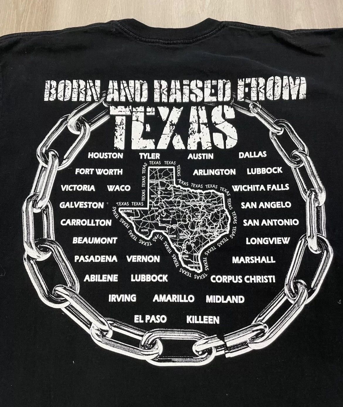 Rap Tees × Vintage Vintage Y2K Screw You TX Made Born And Raised Mens 2XL Size US XXL / EU 58 / 5 - 5 Thumbnail