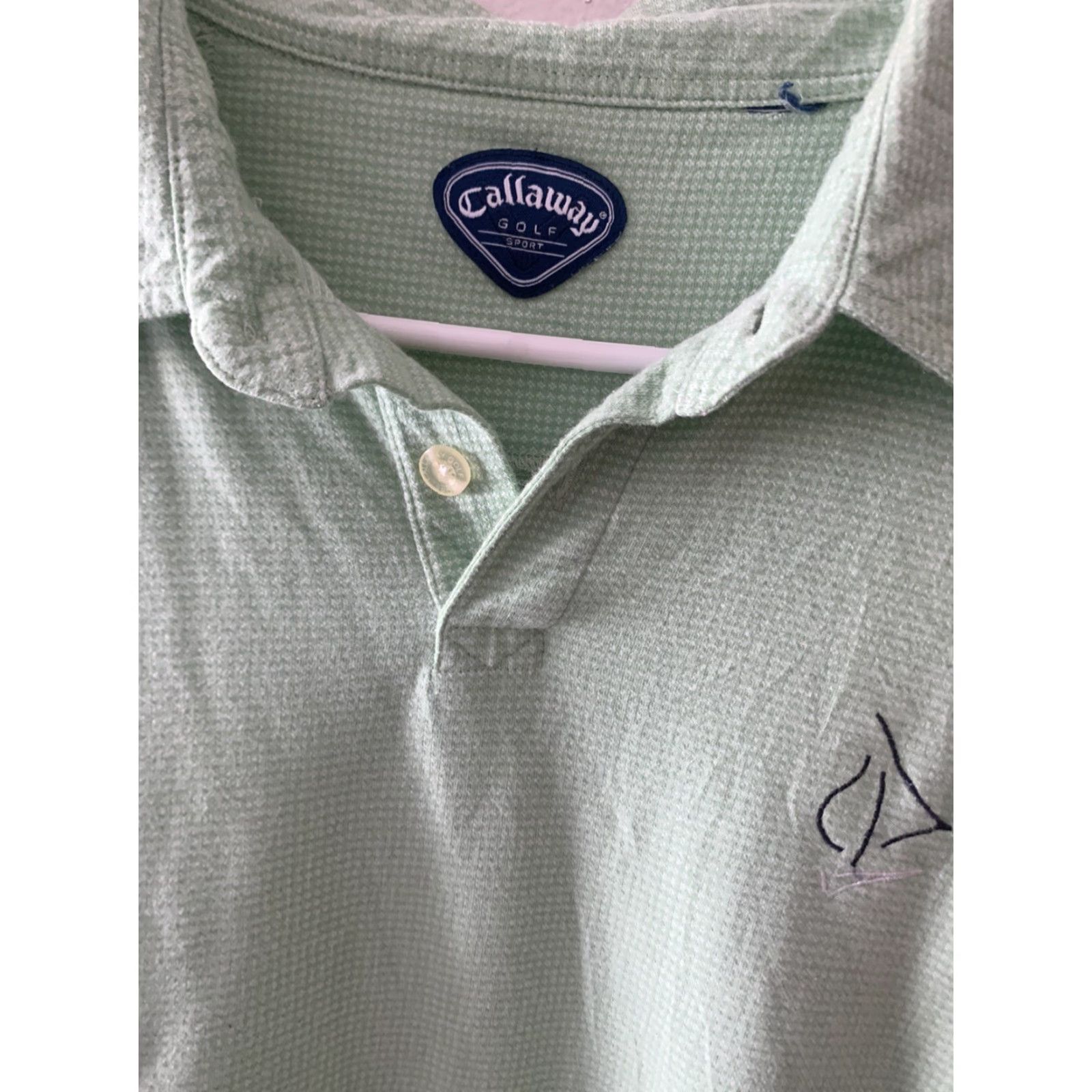 Callaway Callaway Polo Shirt Adult Large Green Golf Short Sleeve Golfer Mens Embroidered Size US L / EU 52-54 / 3 - 2 Thumbnail