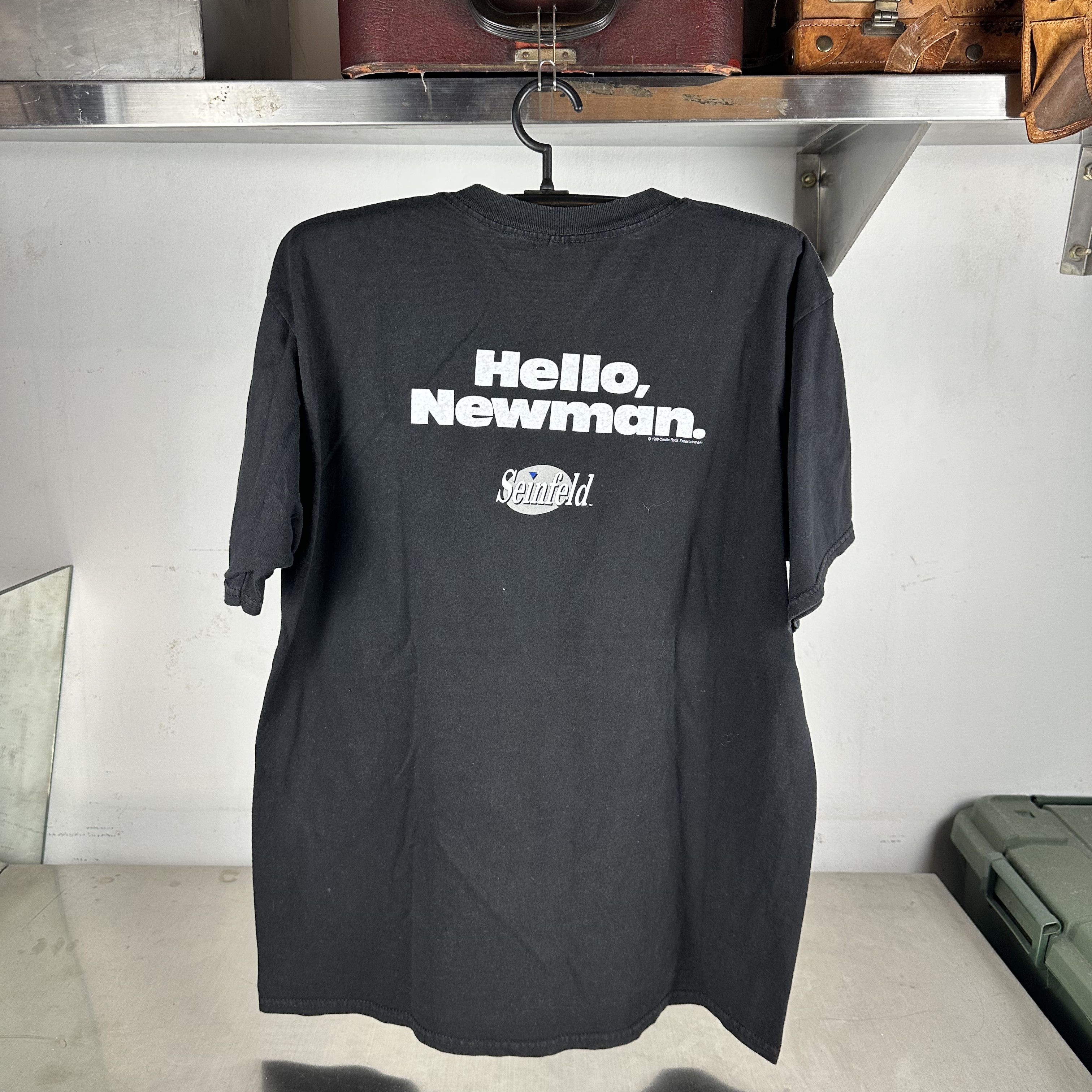 Vintage 1996 Seinfeld Hello Jerry Hello Newman TV Show Promo T-Shirt Size US L / EU 52-54 / 3 - 3 Thumbnail