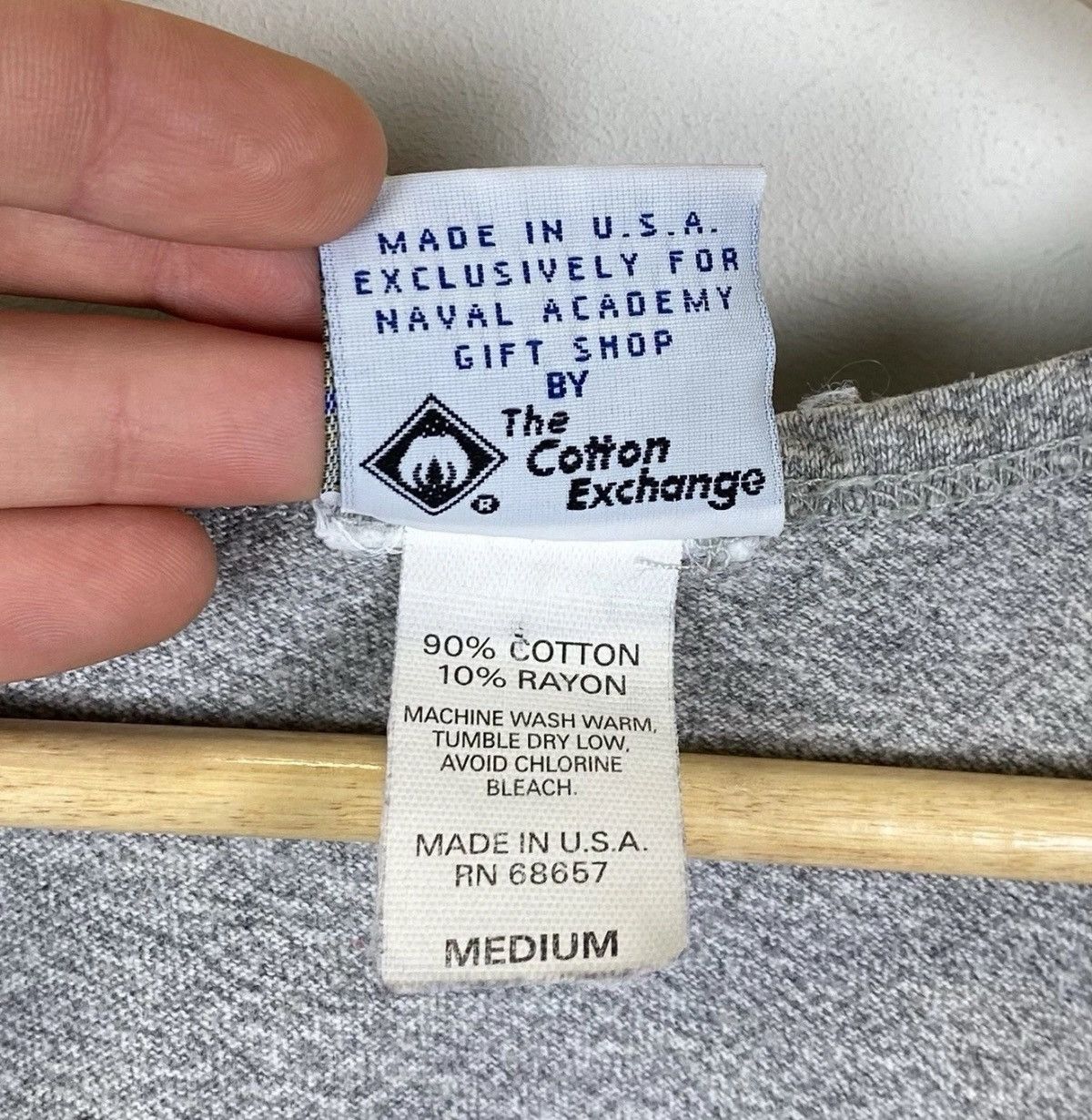 Other Vintage Navy Cotton Exchange Naval Academy Gift Shop Tank Size US M / EU 48-50 / 2 - 6 Thumbnail
