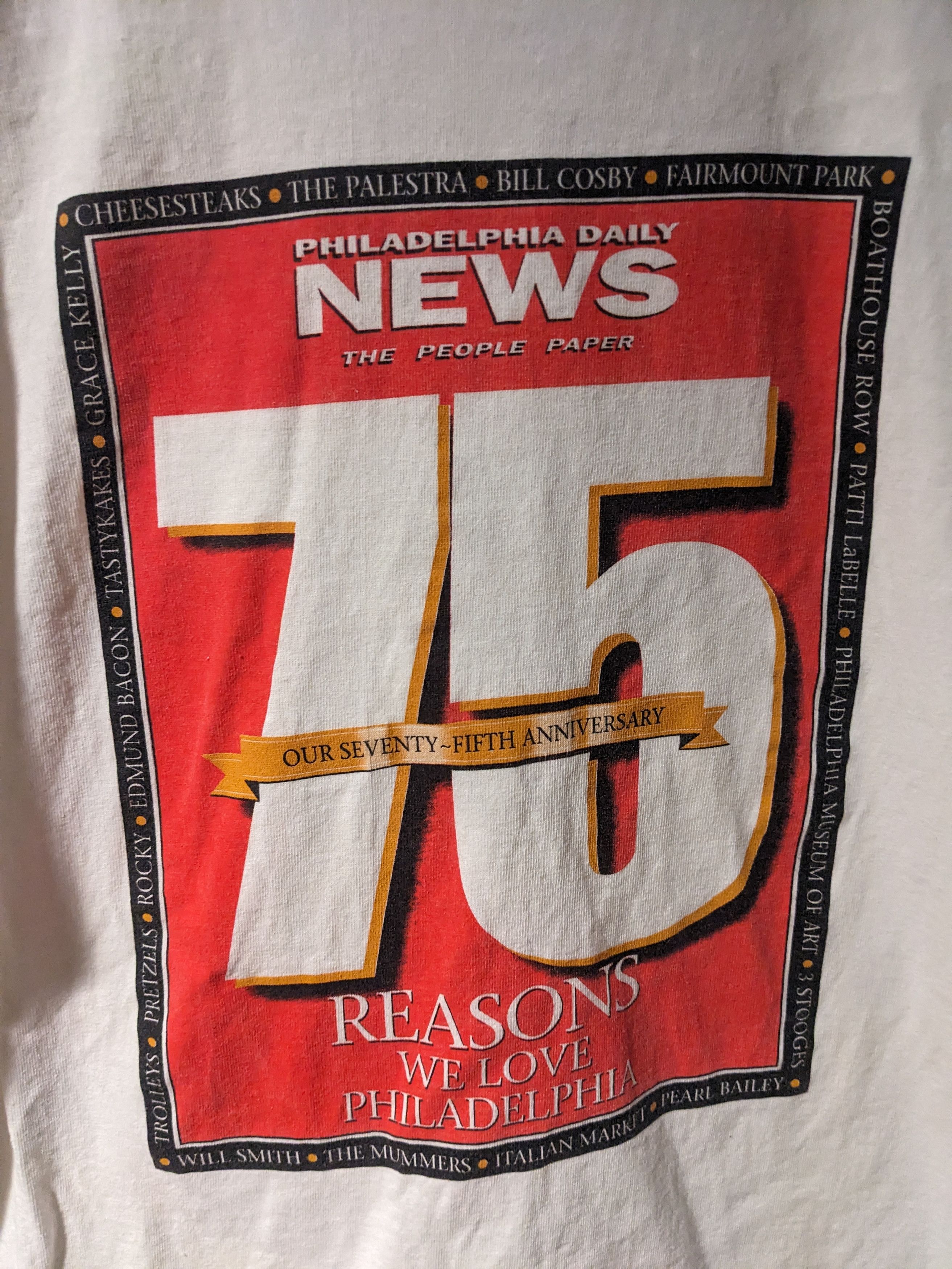 Gildan × Vintage Vintage 2000 Philadelphia Daily News The People T-Shirt Size US L / EU 52-54 / 3 - 2 Thumbnail