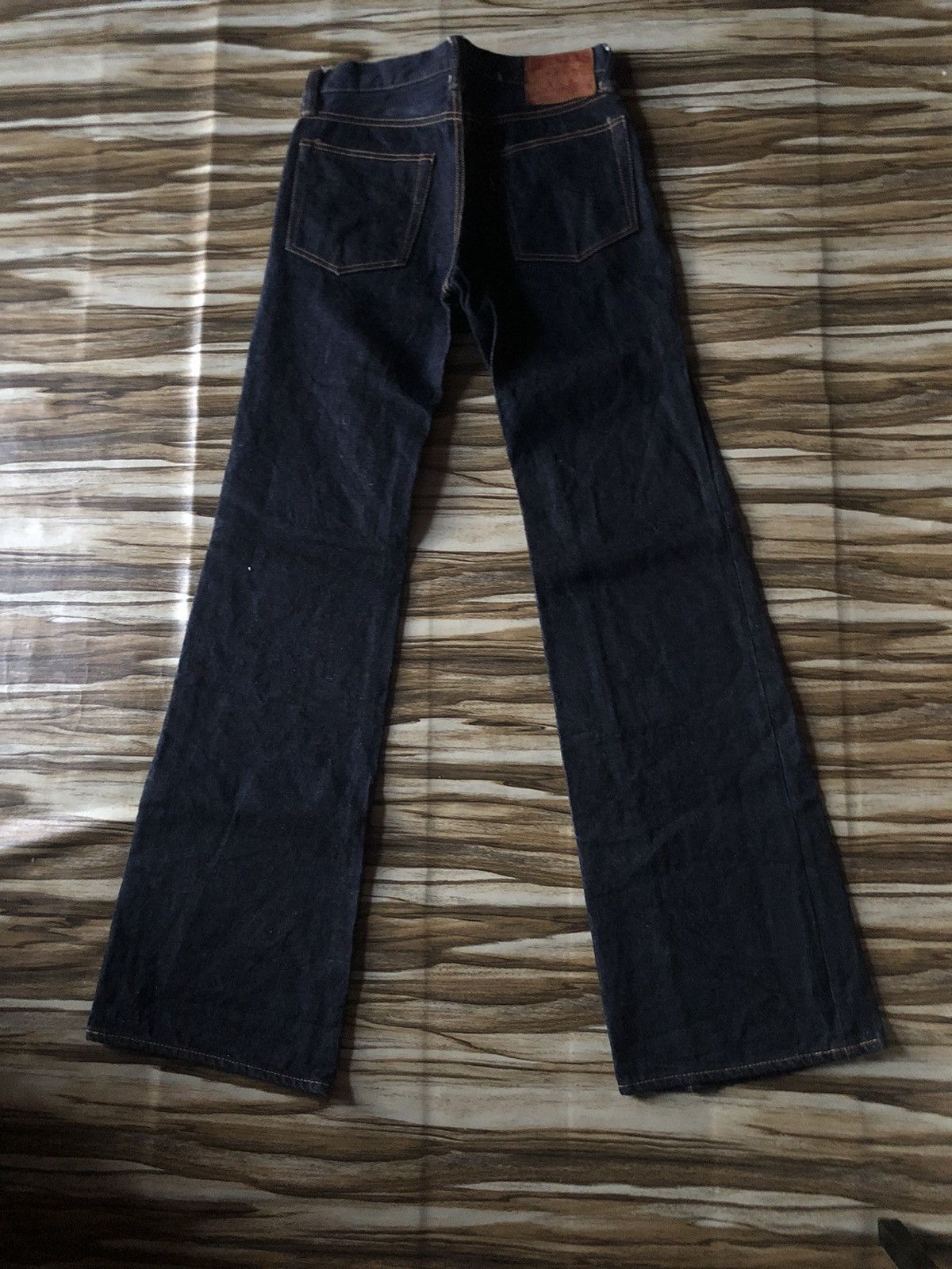 Samurai Jeans NOS Lot RB587XX JeTexas Indigo Denim Samurai Flare Baggy Size US 29 - 6 Thumbnail