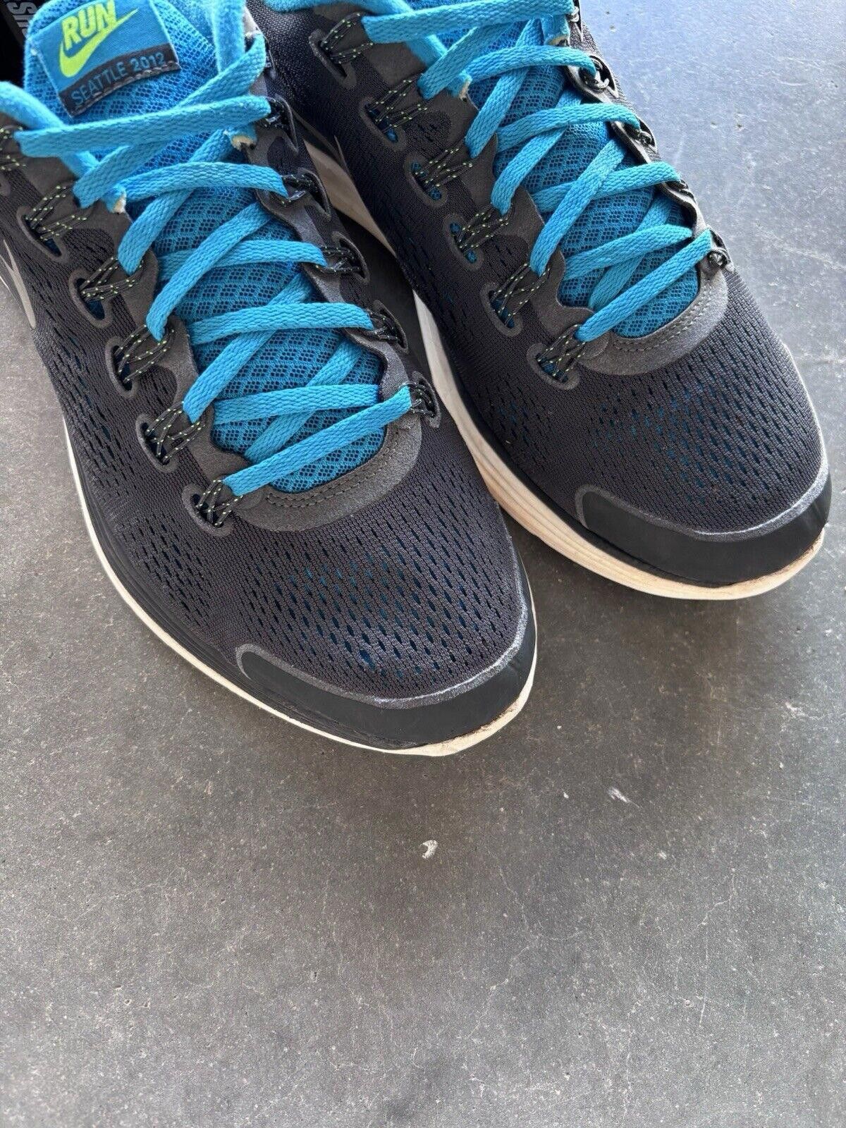 Nike 2012 Nike Promo Sample Lunarglide +4 Run Seattle Marathon 11 Size US 11 / EU 44 - 5 Thumbnail