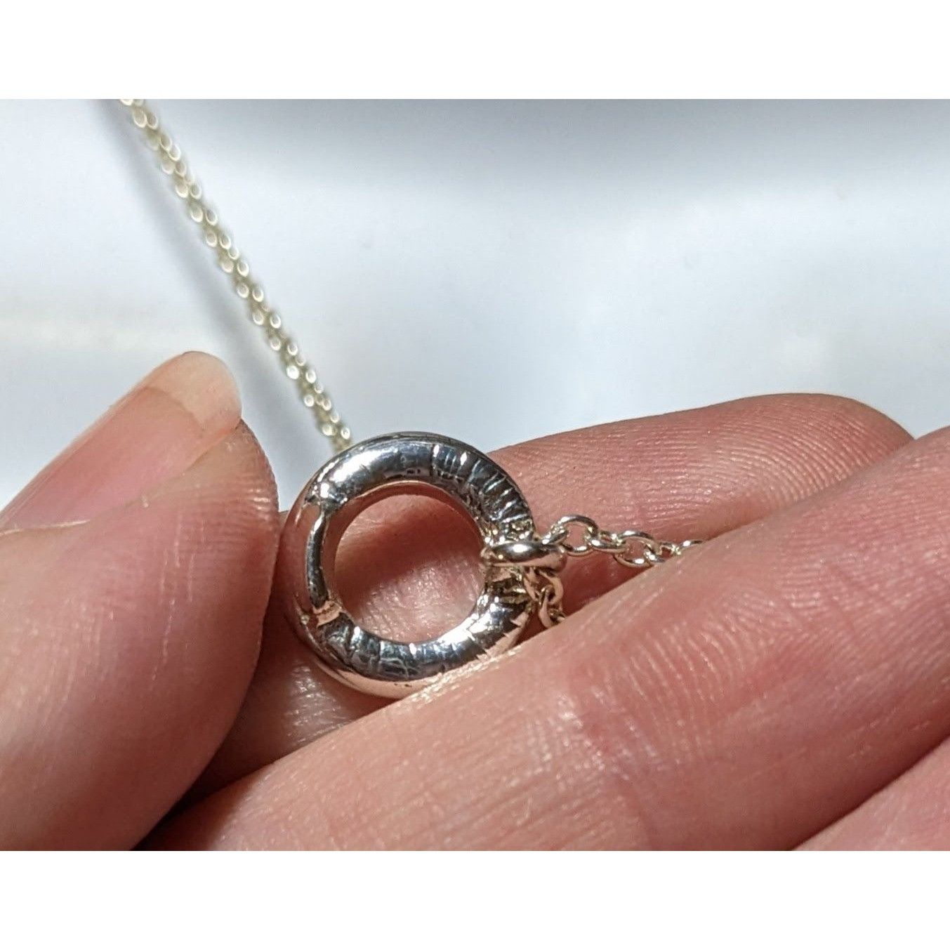 Other Minimalist Glam Silver Rhinestone Pendant Necklace Size ONE SIZE - 10 Thumbnail
