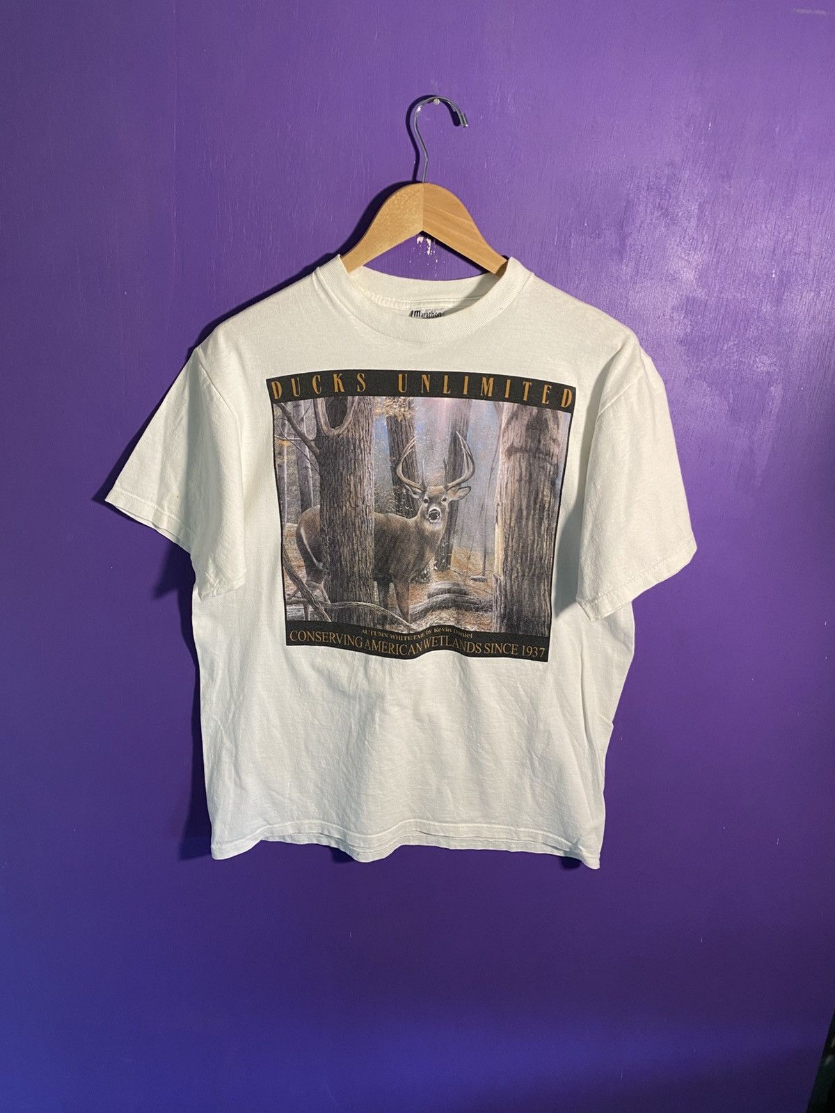 Other Vintage 90s Ducks unlimited deer forest nature tee Size US L / EU 52-54 / 3 - 1 Thumbnail
