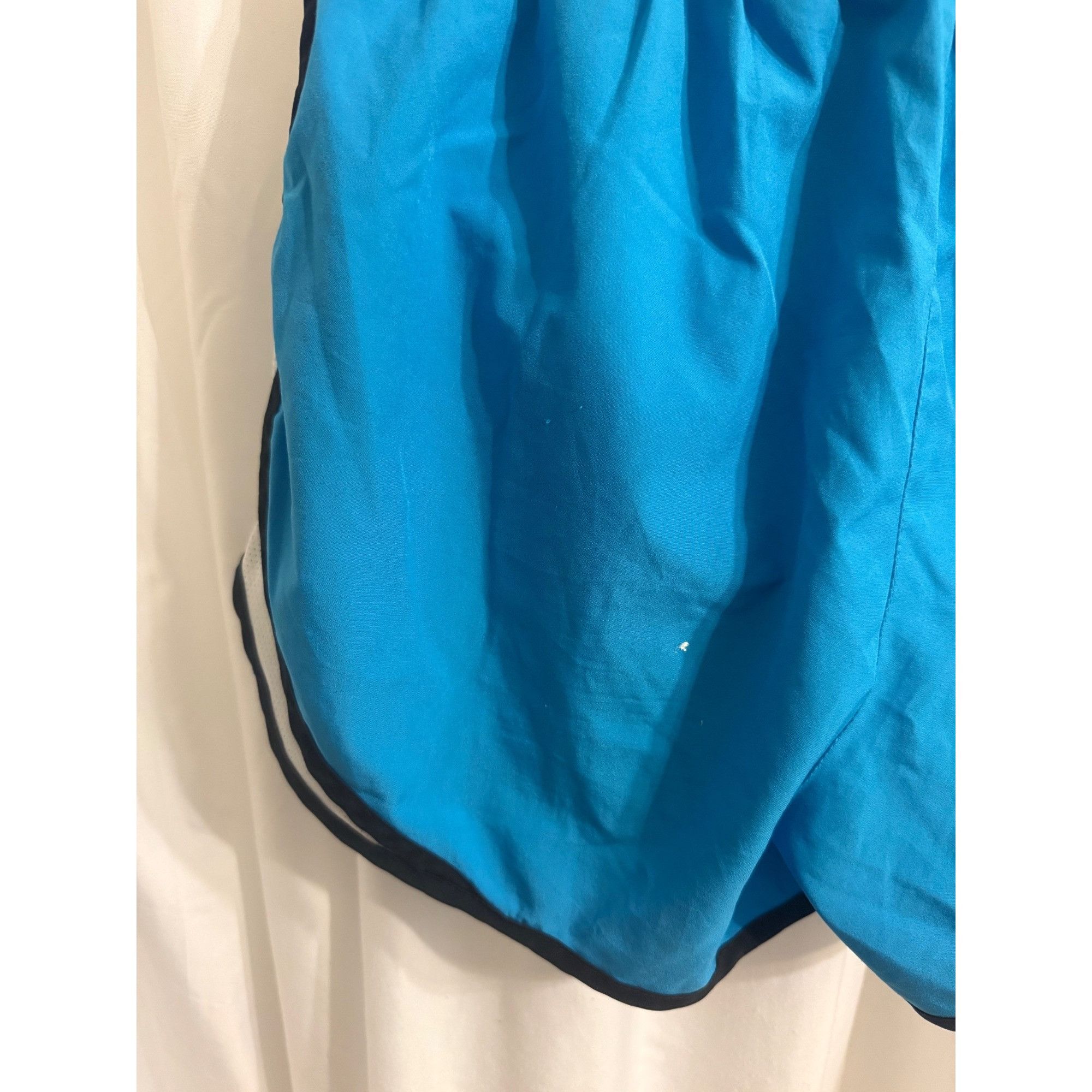 Nike Nike Dri-Fit Blue Athletic Running Shorts With White & Black Size 28" / US 6 / IT 42 - 4 Thumbnail