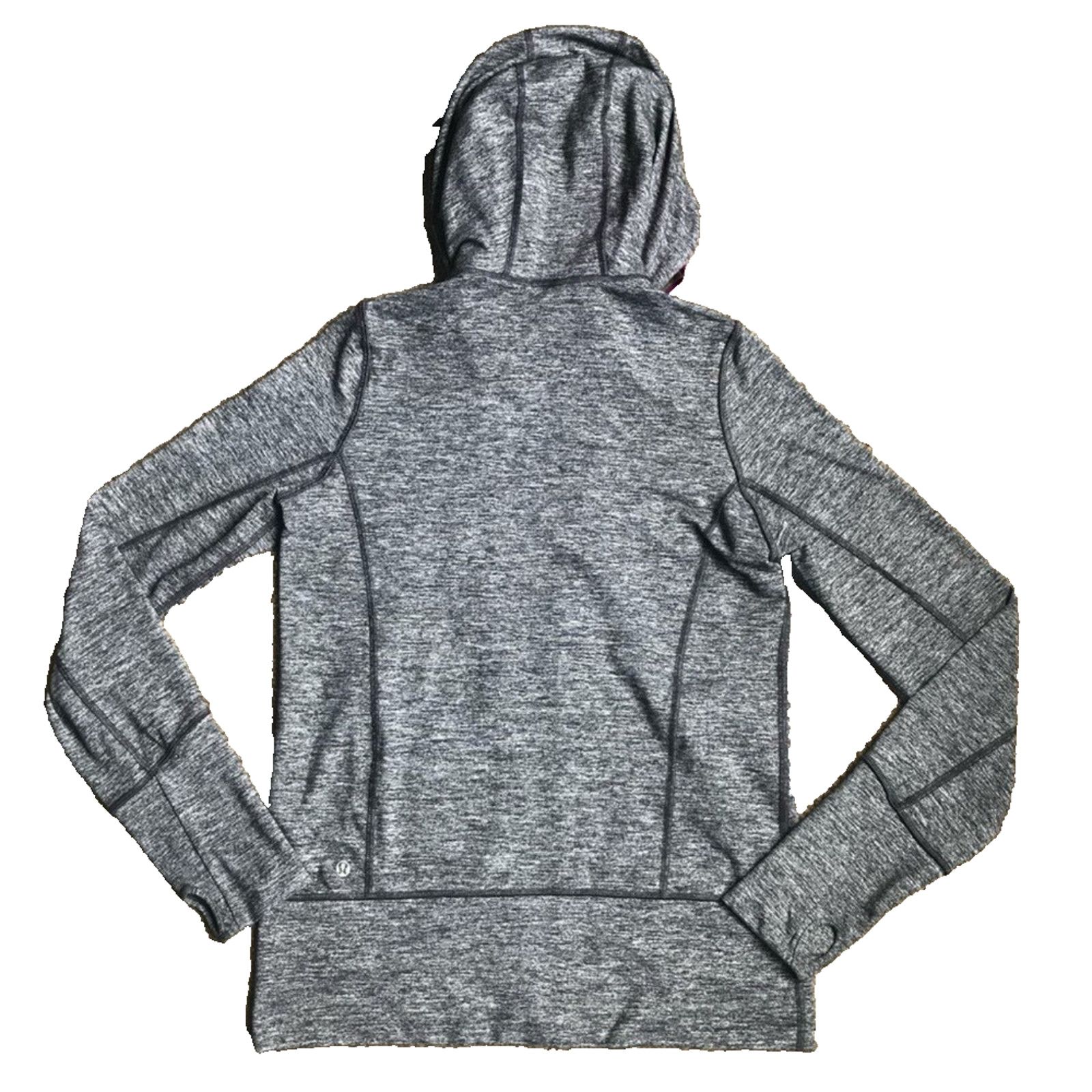 Lululemon Lululemon Gray Scuba Zip Up Hoodie Jacket Sz 4 Yoga Pockets Size S / US 4 / IT 40 - 2 Thumbnail
