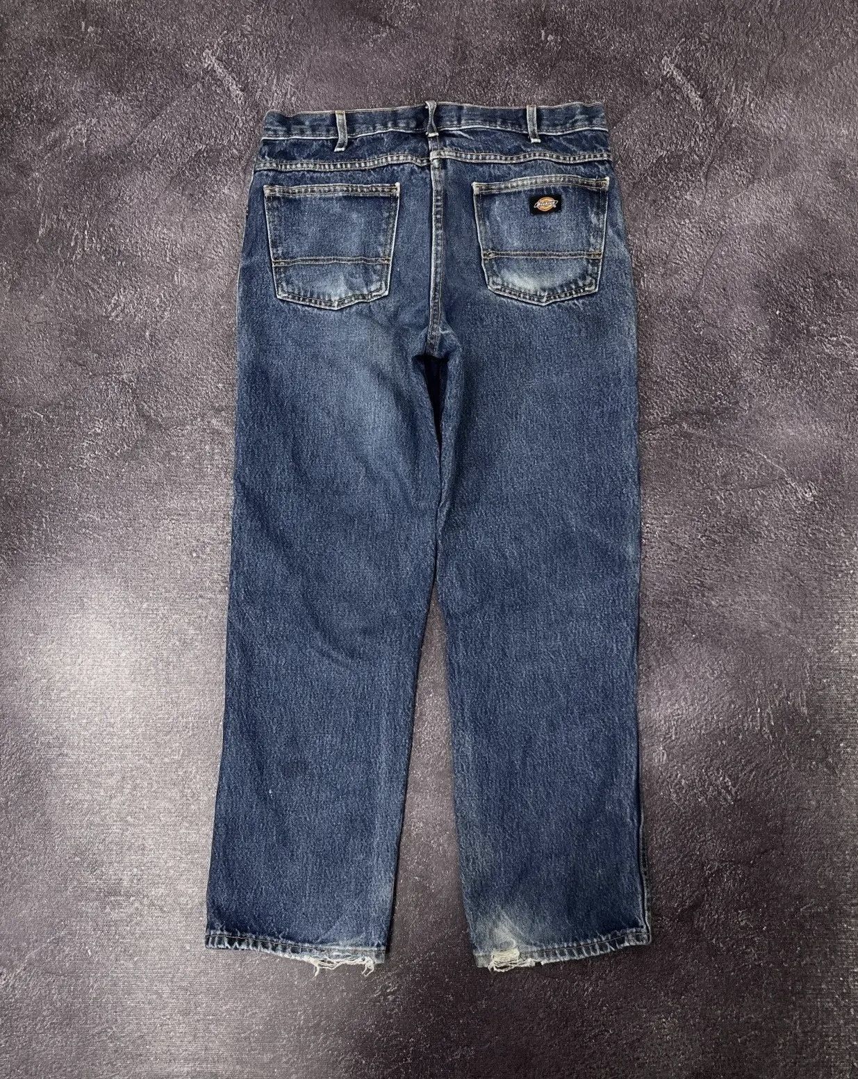 Dickies × Vintage Vintage Dickies Work Faded Blue Denim Hype Baggy Jeans Size US 36 / EU 52 - 1 Thumbnail