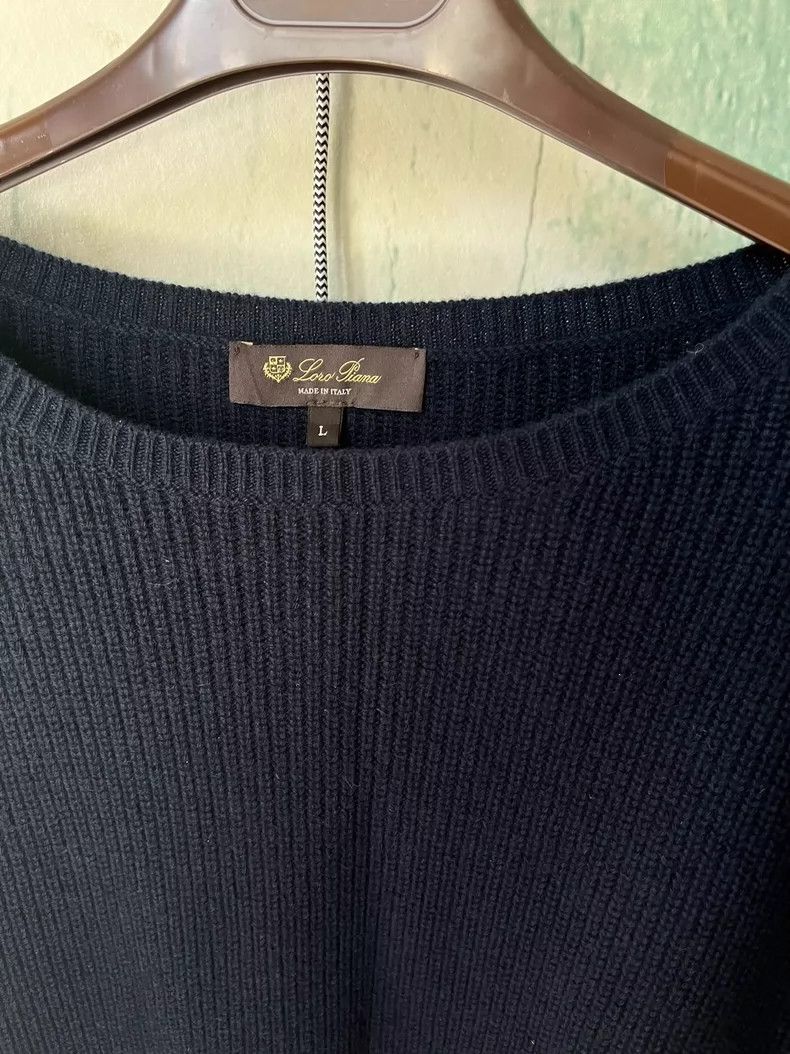 Loro Piana Loro piana Color-matched cashmere sweater 2506-Nextarrow Size L / US 10 / IT 46 - 4 Thumbnail
