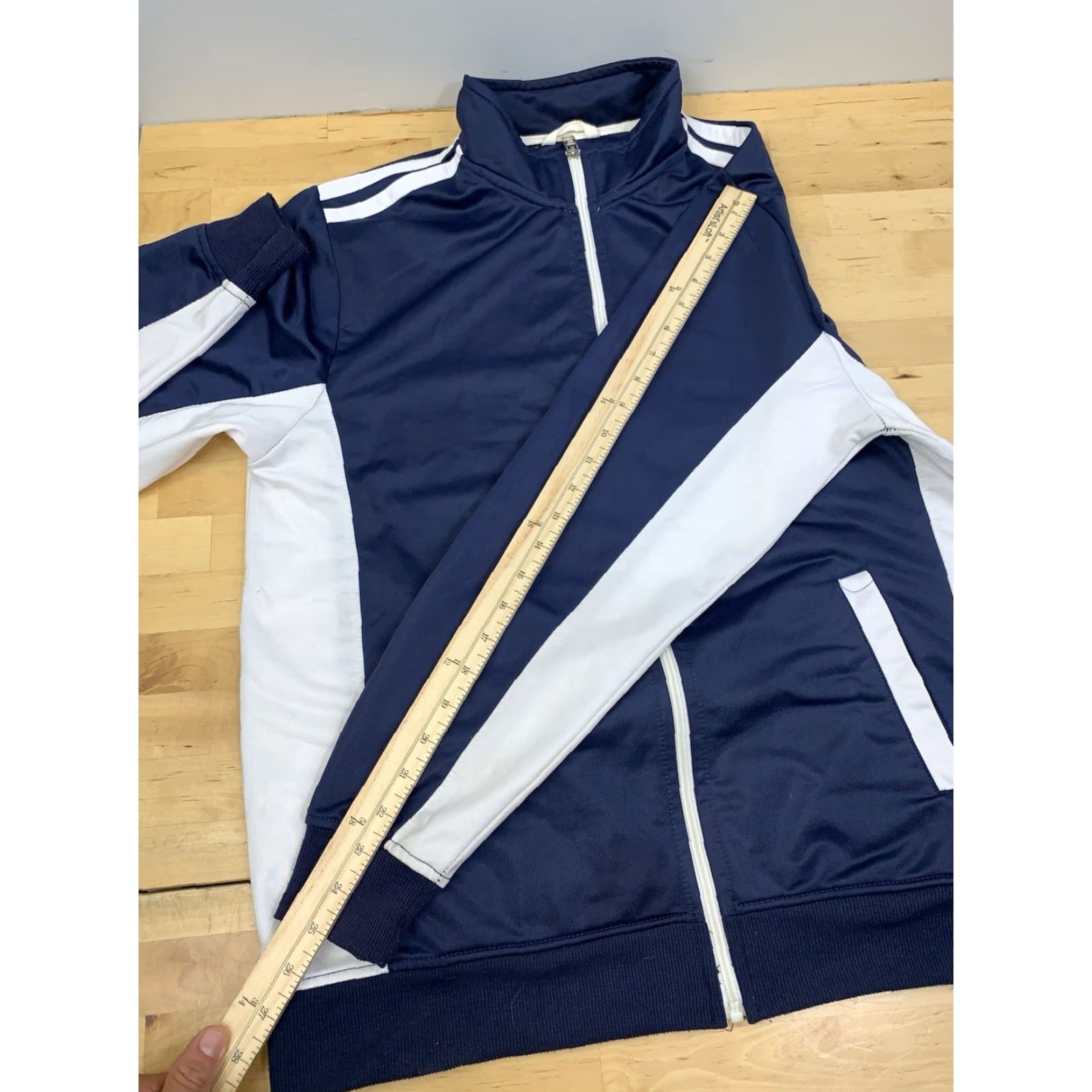 Phat Farm VINTAGE Phat Farm Track Jacket Mens M Blue Full Zip Y2K 11410 Size US M / EU 48-50 / 2 - 6 Thumbnail