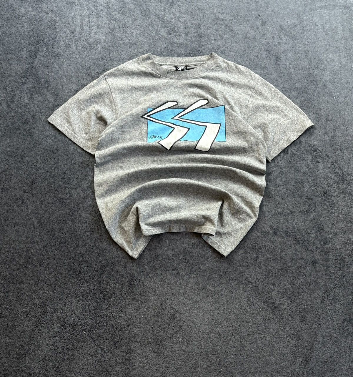Stussy 00s Vintage Stussy Streetwear Lightning Big Logo Print Size US S / EU 44-46 / 1 - 1 Thumbnail