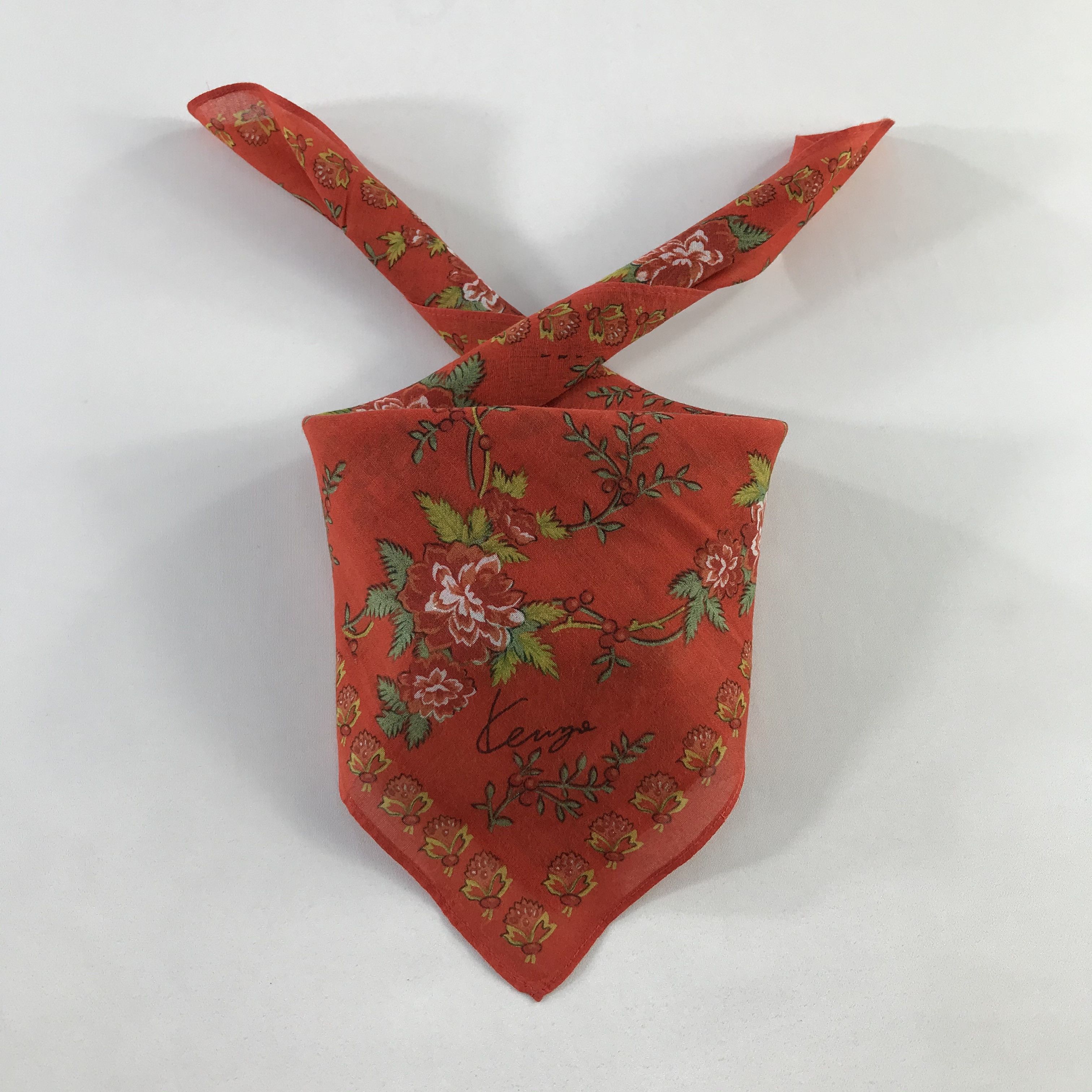 Kenzo × Vintage Kenzo Bandana / Handkerchief / Neckerchief - S796 Size ONE SIZE - 3 Thumbnail