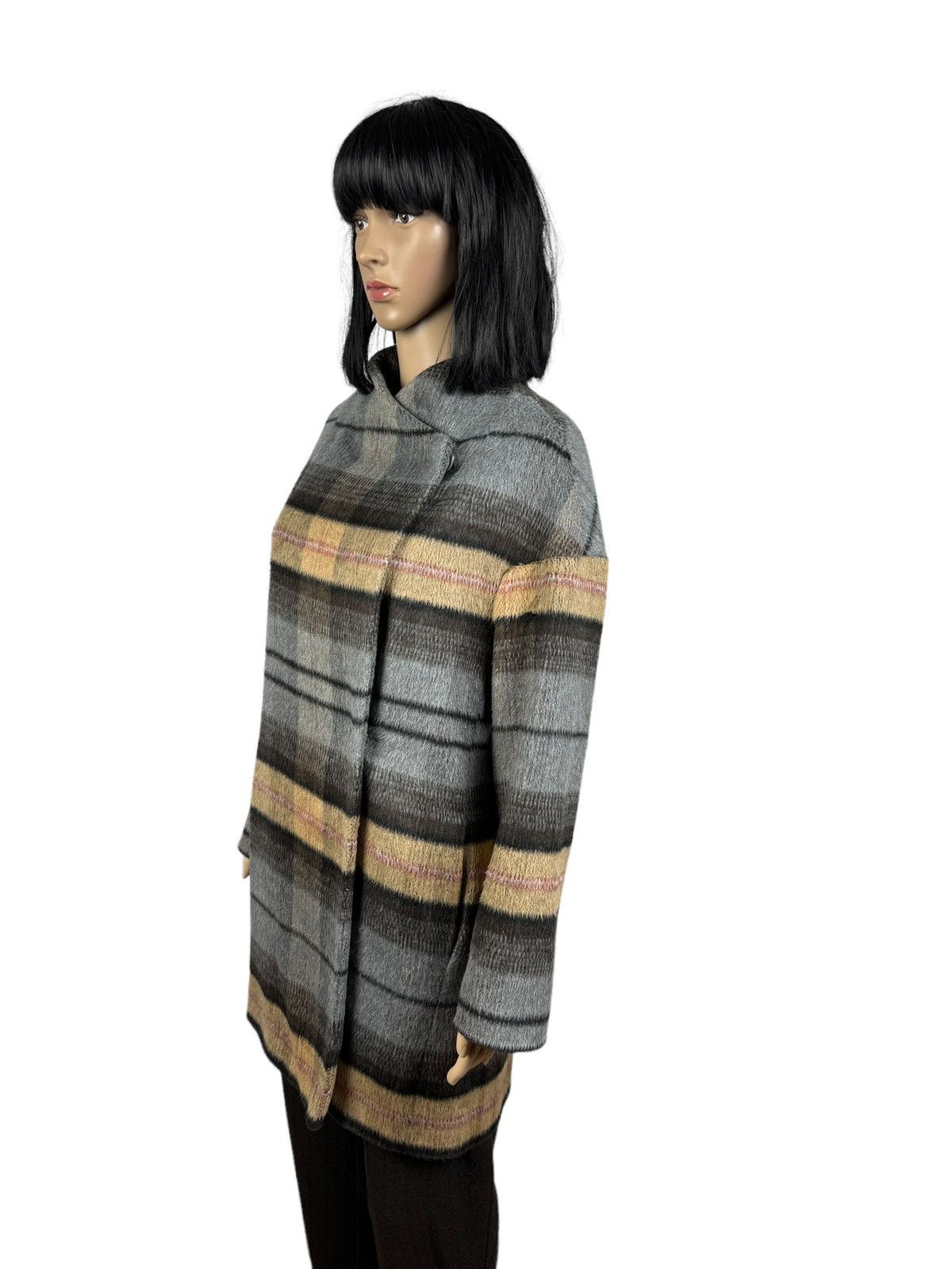 Marella Marella Check Plaid Wool-Viscose-Acrylic Coat size IT40 US4 Size S / US 4 / IT 40 - 6 Thumbnail