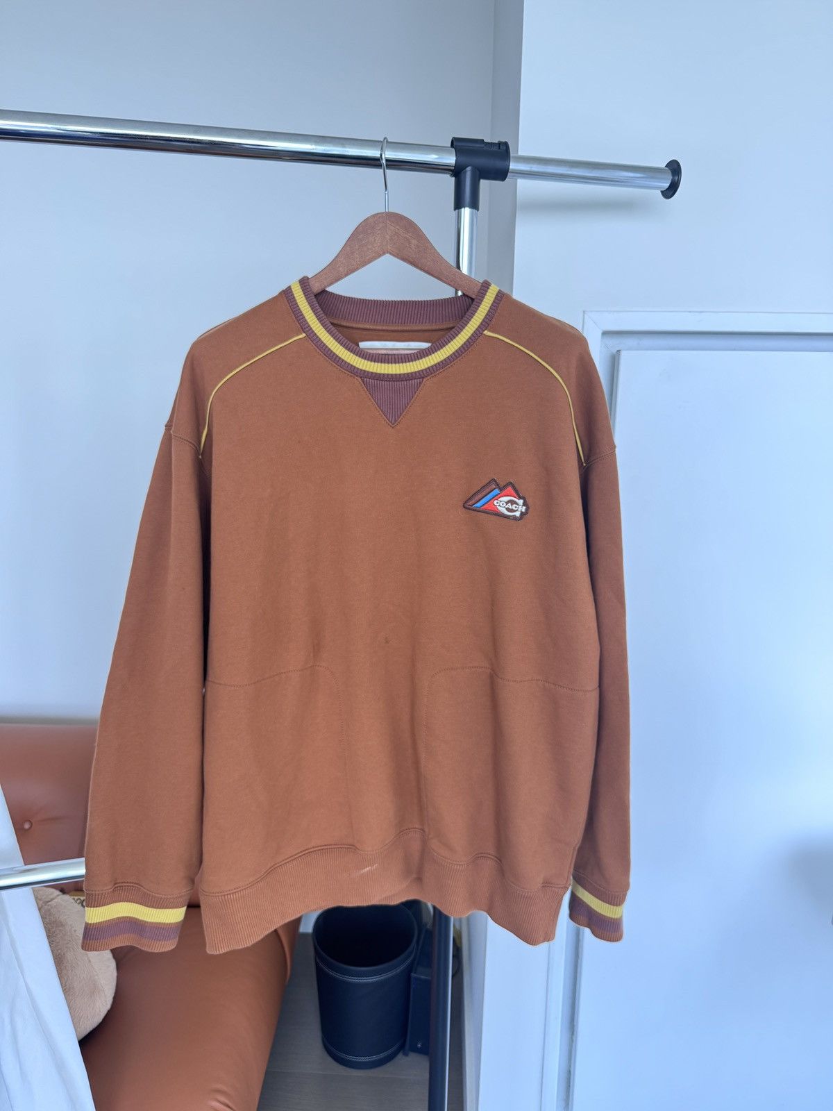 Coach Coach Retro Patch Crewneck Sweatshirt Size US XL / EU 56 / 4 - 1 Thumbnail