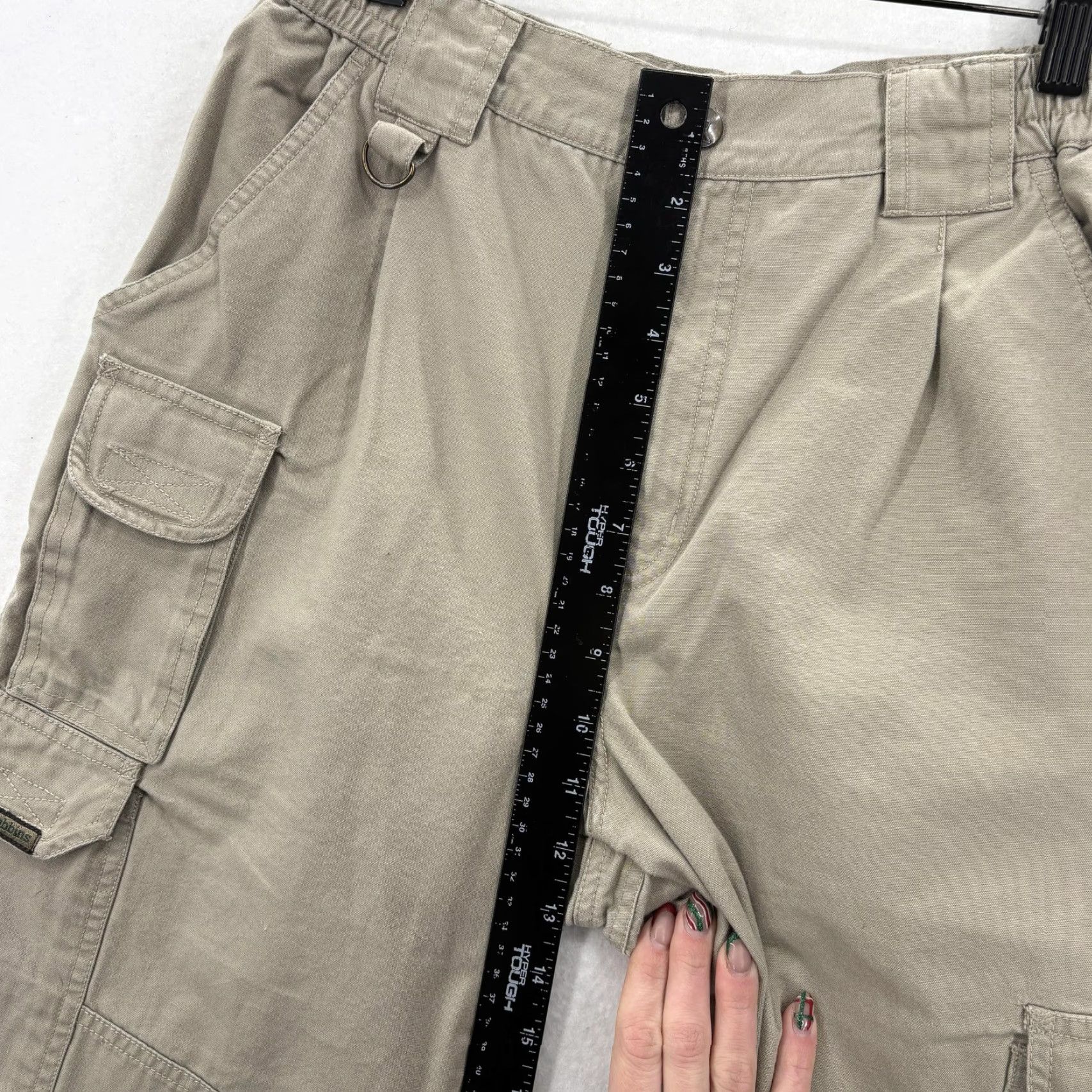 Royal Robbins Royal Robbins Pants Womens 6 Beige Cargo Hiking Cotton Elastic Waist Pockets Size 28" / US 6 / IT 42 - 7 Thumbnail