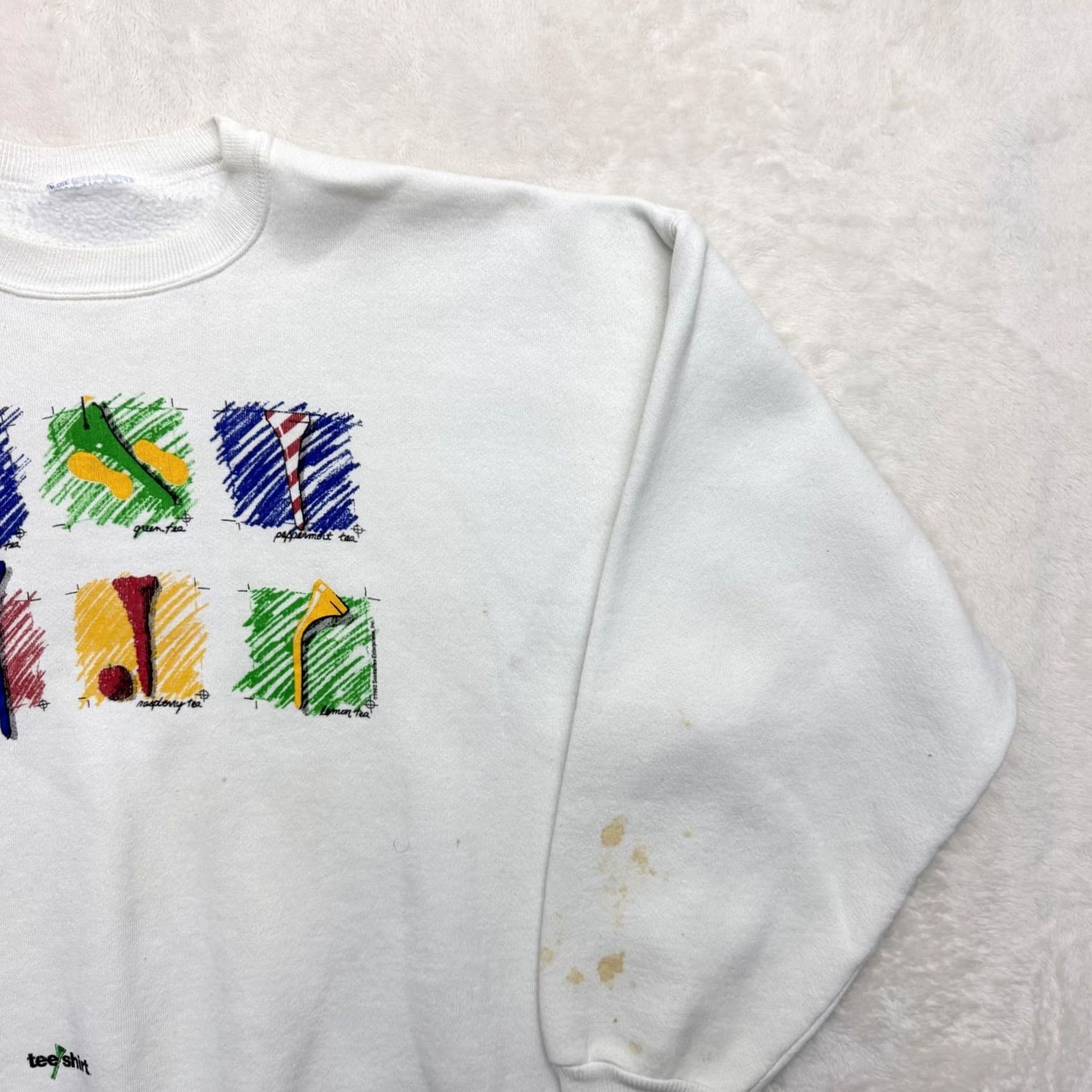 Sassafras VINTAGE Sassafras Golf Tee Puns Sweatshirt Mens XL White Graphic Funny Size US XL / EU 56 / 4 - 5 Thumbnail