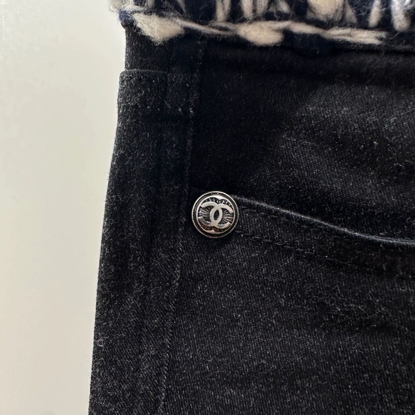 Chanel Chanel Apr233 Crochet Panel Women's Jeans 36 Size 26" / US 2 / IT 38 - 6 Thumbnail
