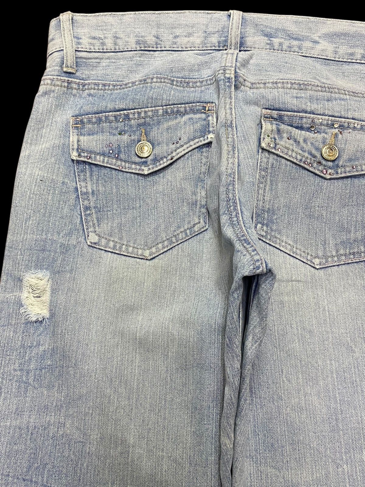 Japanese Brand Vintage Japanese Brands Faded Thunder Bootcut Jeans Size US 31 - 7 Thumbnail