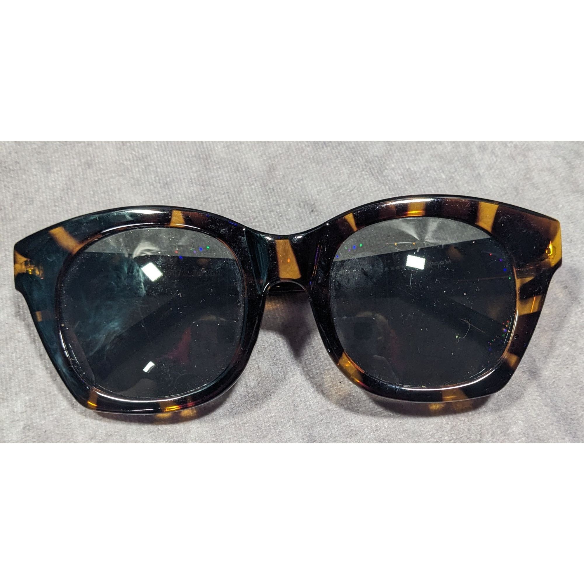 Other Max Studio MS07 Tort GN Retro Chunky Tortoise Sunglasses Size ONE SIZE - 2 Thumbnail