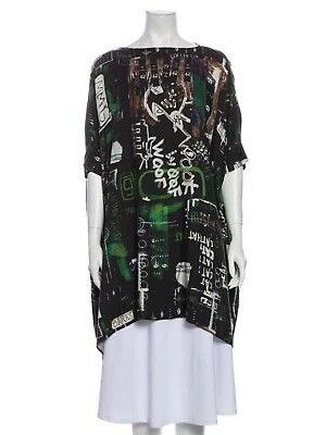 Maison Margiela Maison Margiela Mid-length graffiti T-shirt 2504-Nextarrow Size S / US 4 / IT 40 - 1 Thumbnail