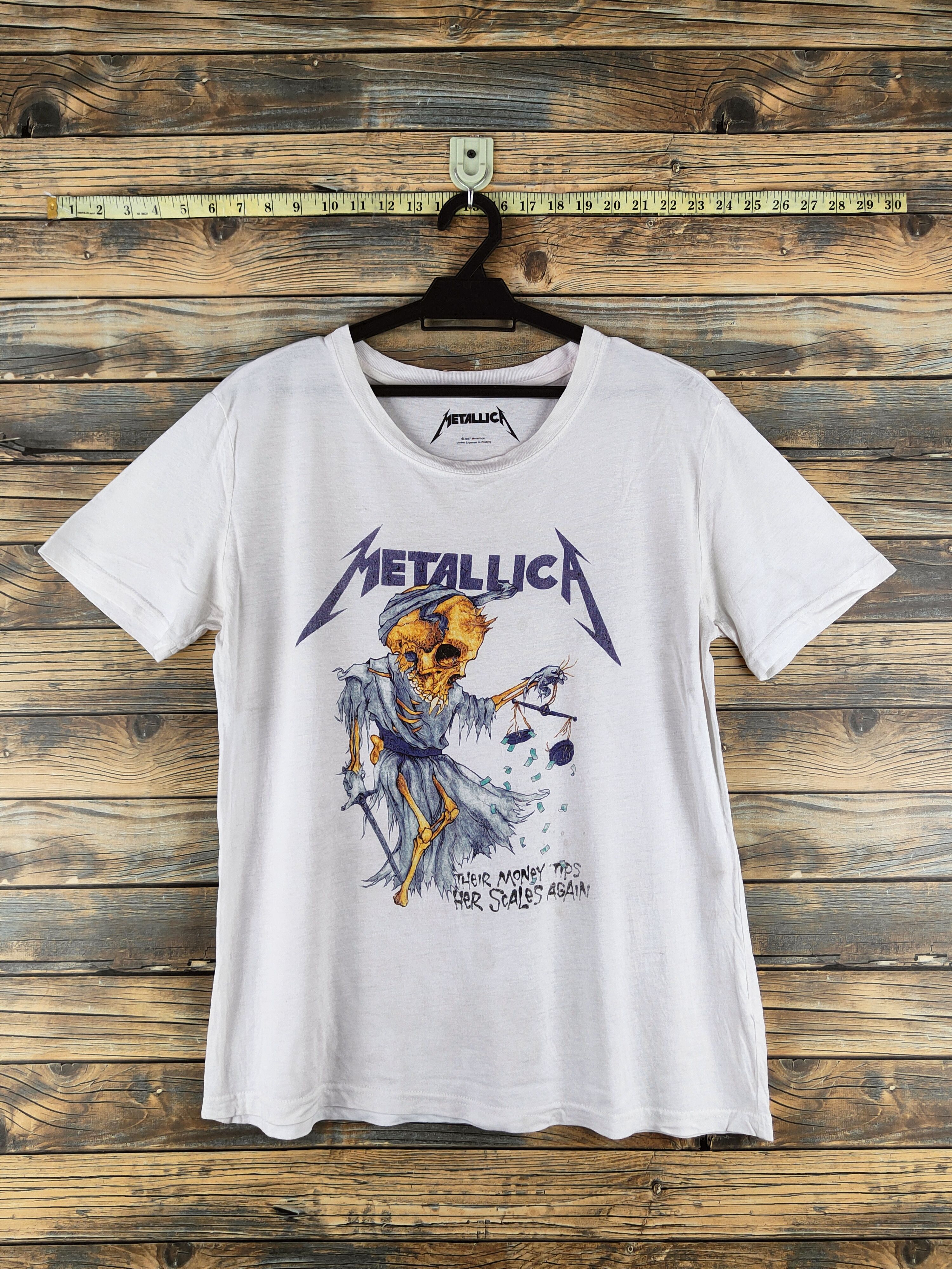 Metallica Metallica White Short Sleeve T-shirts #S2874 Size US L / EU 52-54 / 3 - 1 Thumbnail