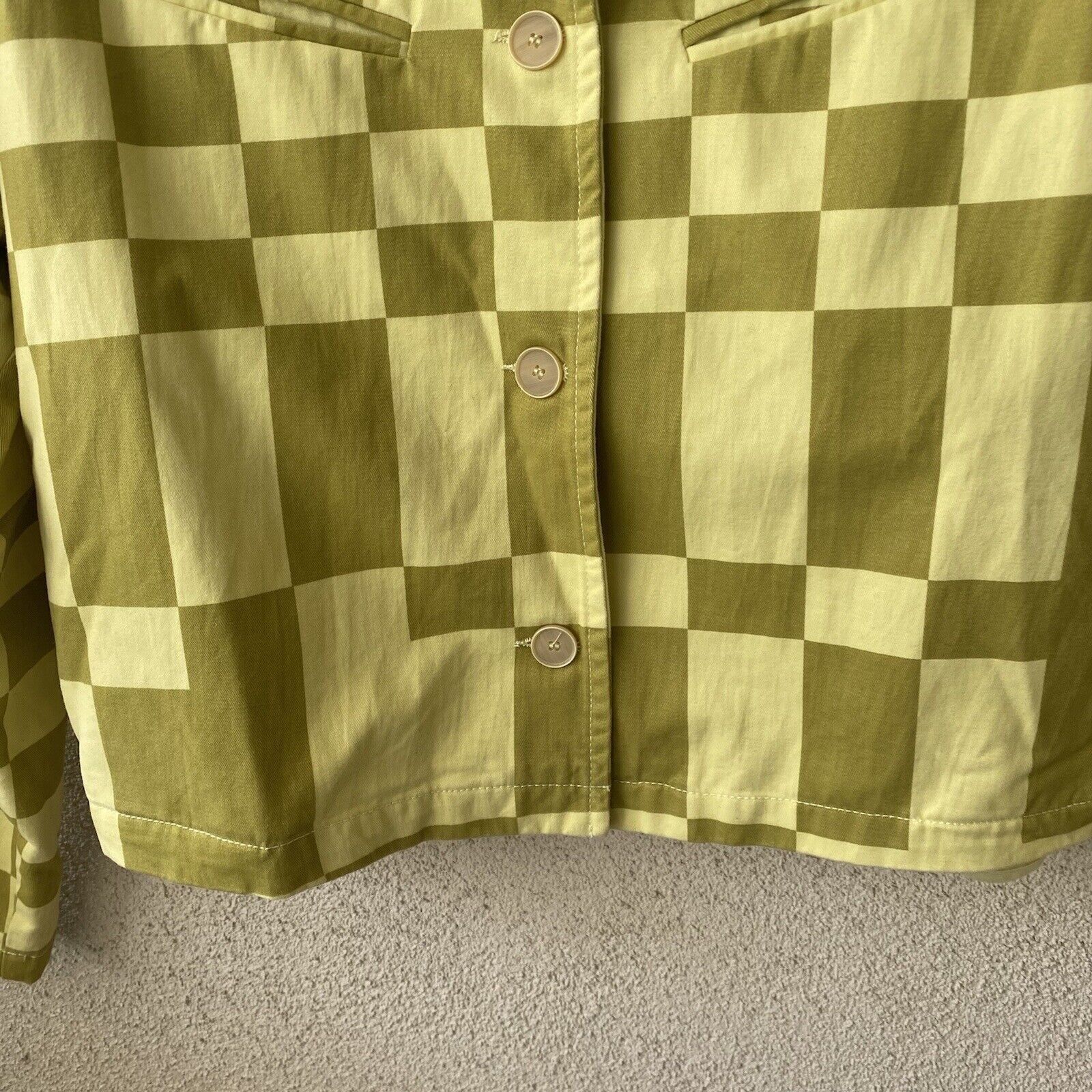 Paloma Wool Paloma Wool Womens Space Jacket Organic Cotton Yellow Lime G Size S / US 4 / IT 40 - 10 Thumbnail