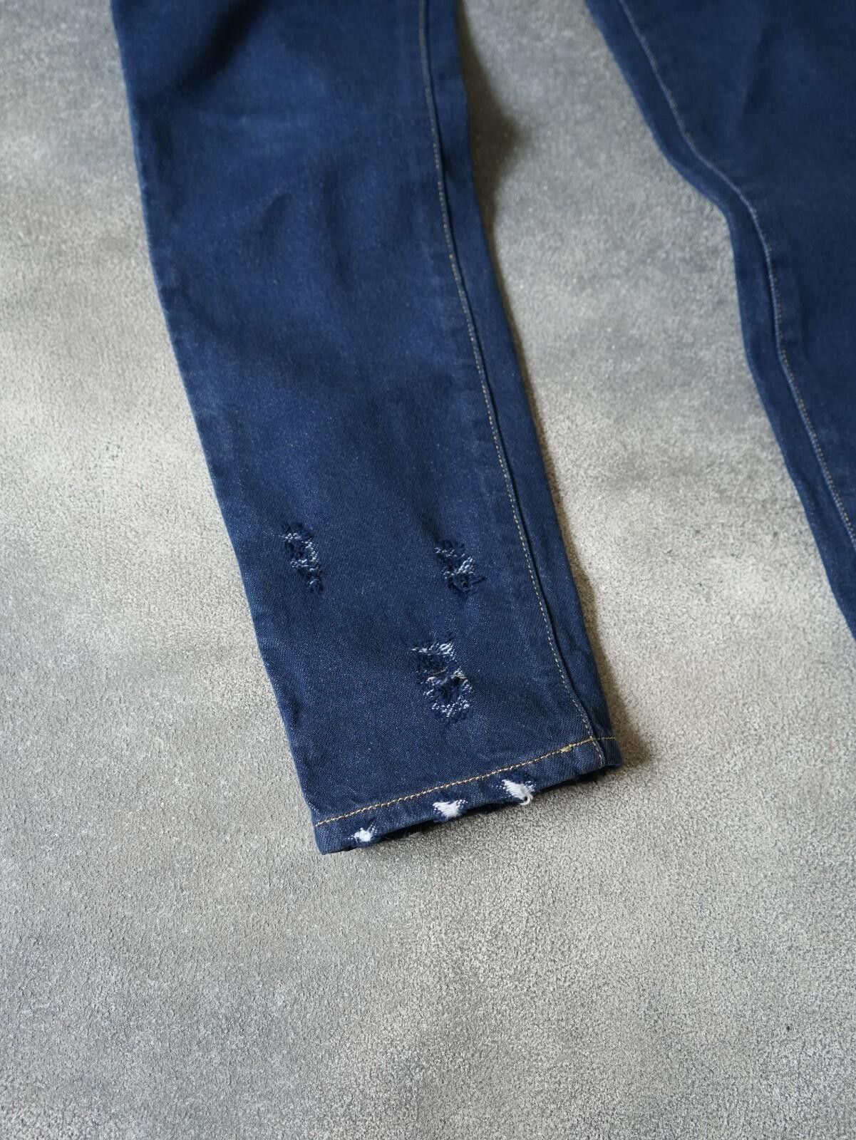 Miu Miu Miu Miu Distressed W/ Lace Part Skinny Jeans Pants Size 26" / US 2 / IT 38 - 5 Thumbnail