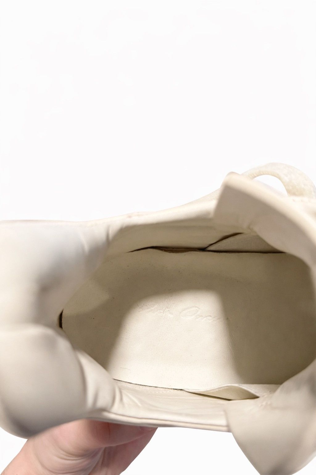 Rick Owens Rick Owens Geth Runners 40 EU milk/milk Size US 7 / EU 40 - 8 Thumbnail