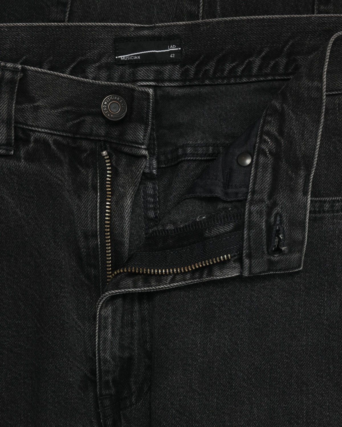 Japanese Brand LAD MUSICIAN twisted jeans Size US 29 - 3 Thumbnail