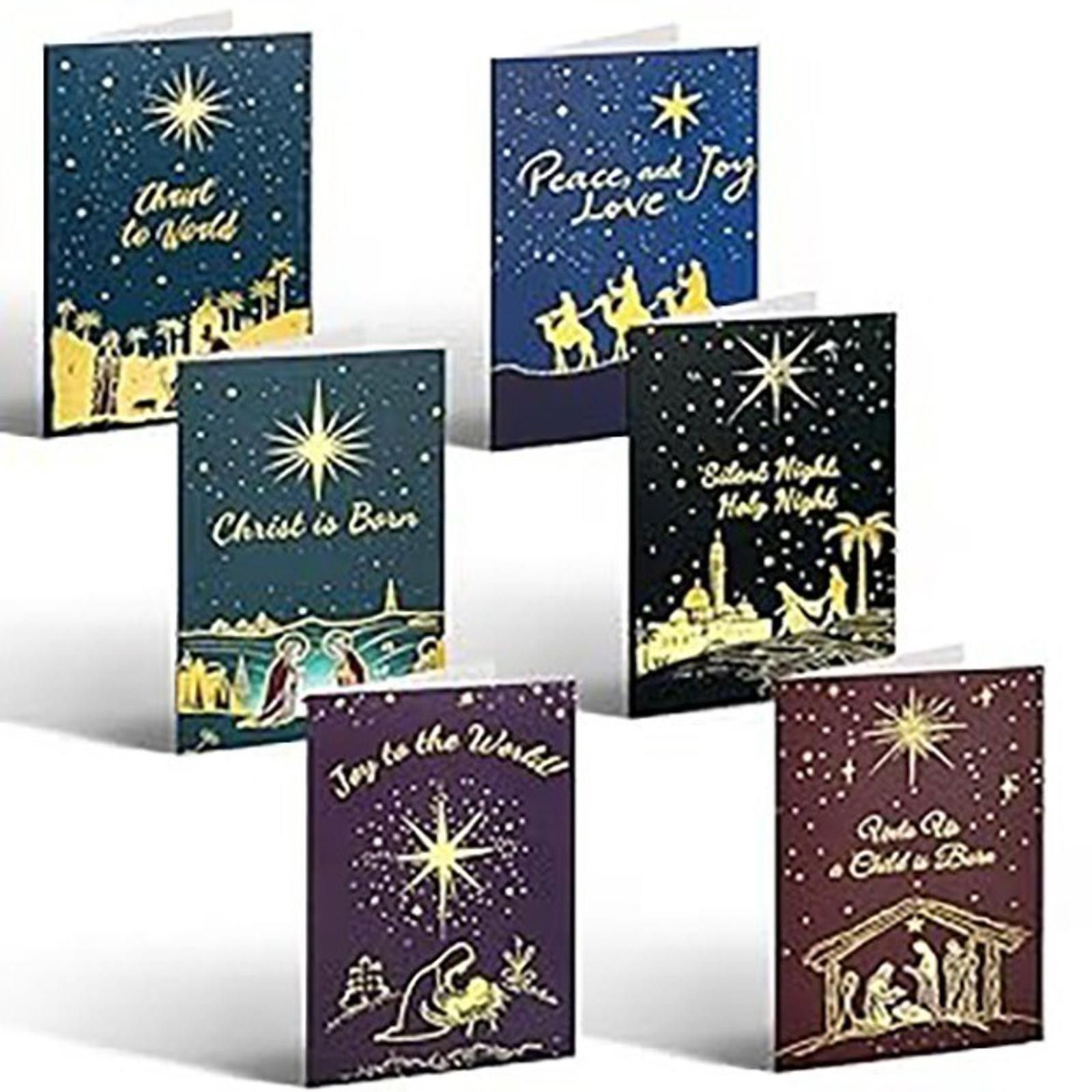 The Unbranded Brand 36 Pack Religious Christmas Cards Envelopes Sticker Set NEW Size ONE SIZE - 1 Thumbnail
