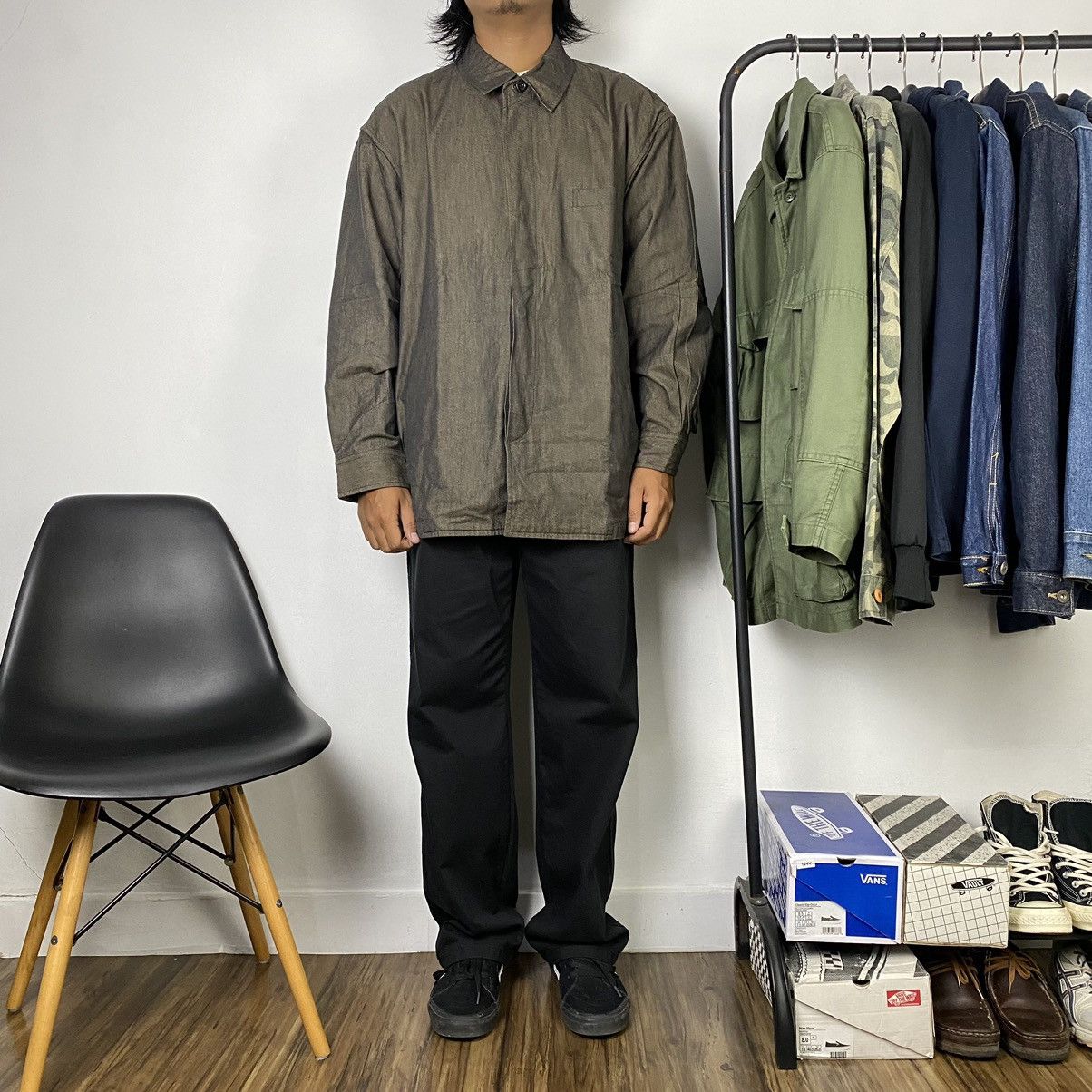 Comme des Garcons Homme Come Des Garçon HOMME Work Jacket 1989AW Size US M / EU 48-50 / 2 - 1 Thumbnail