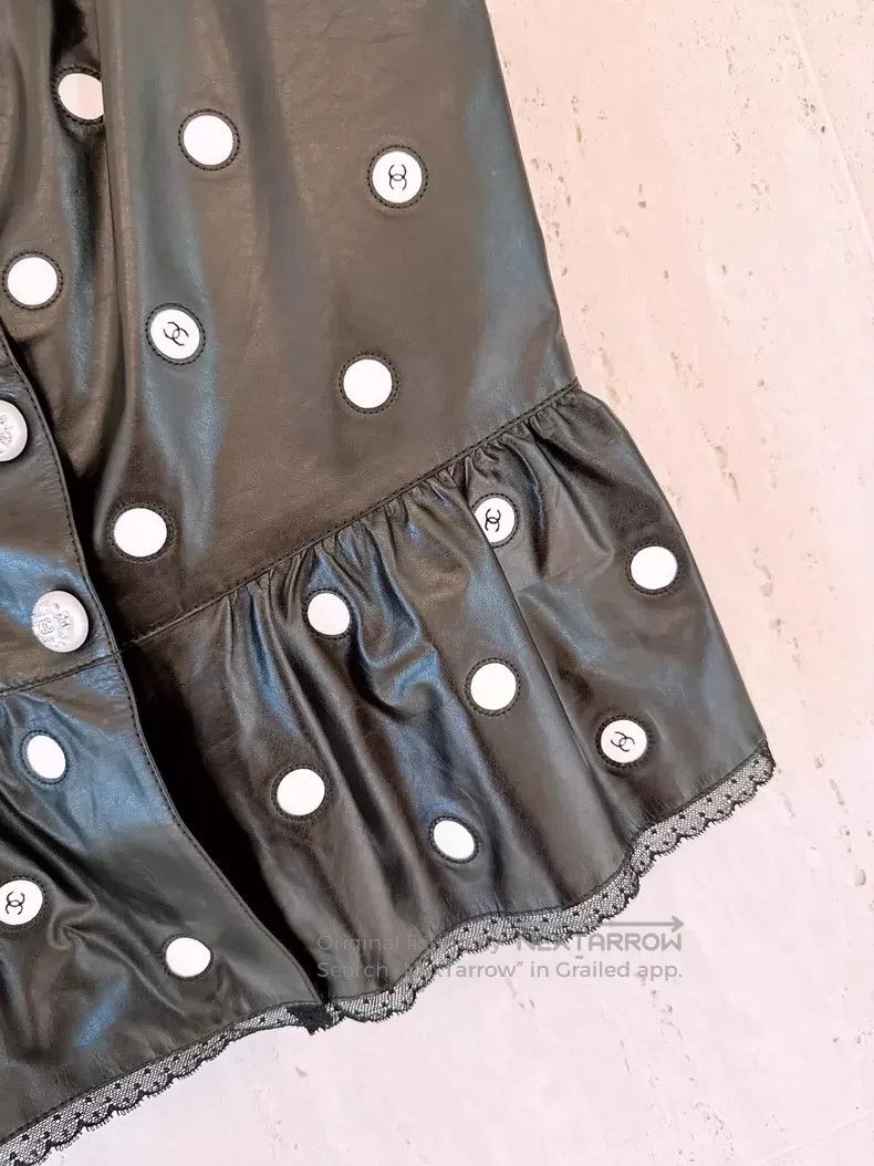 Chanel Chanel 23S spring and summer black and white dott logo dia Size XXS / US 00 / IT 34 - 4 Thumbnail