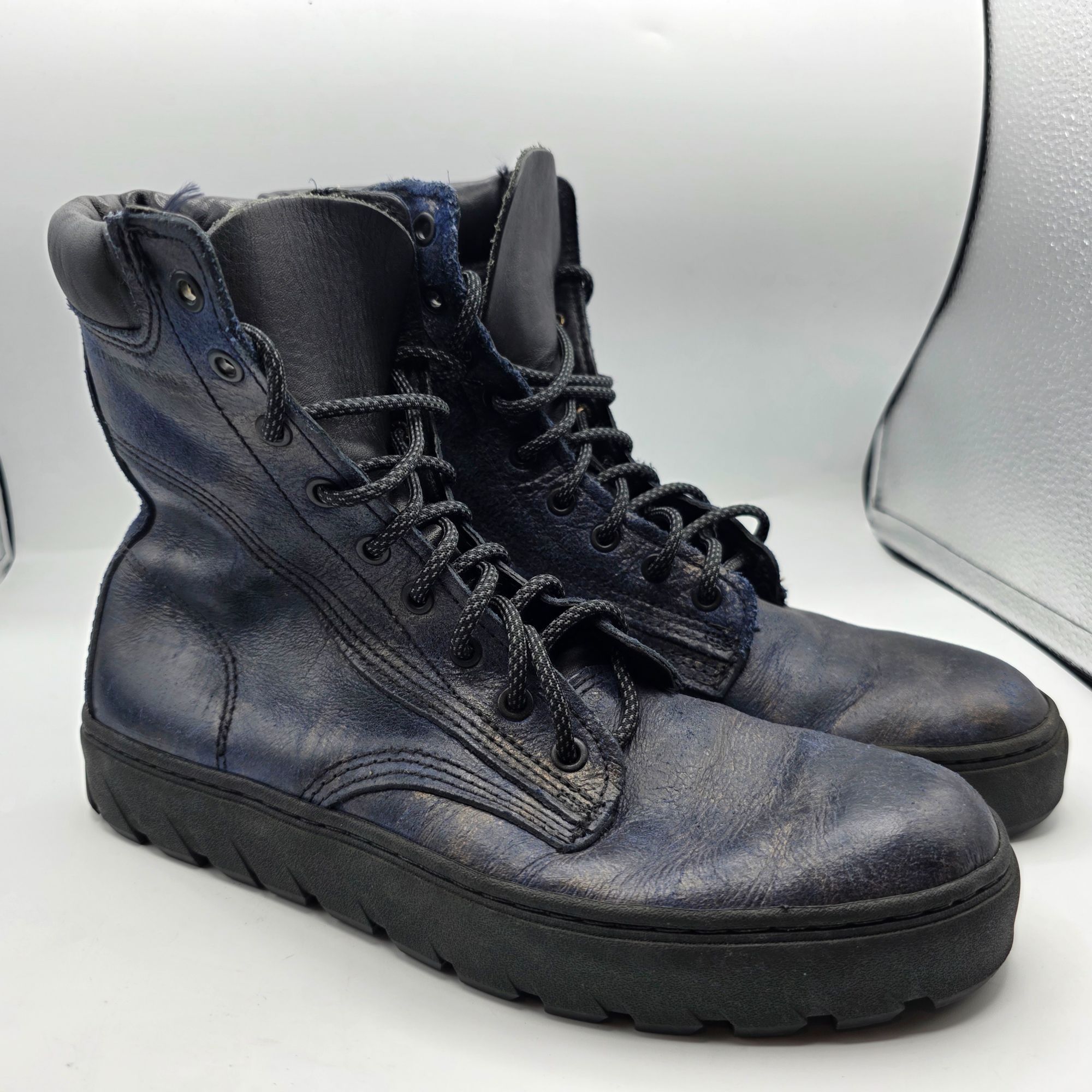 Wolverine Wolverine 1000 Mile Mens Size 8 Blue Leather Lace Up Boots C Size US 8 / EU 41 - 1 Thumbnail
