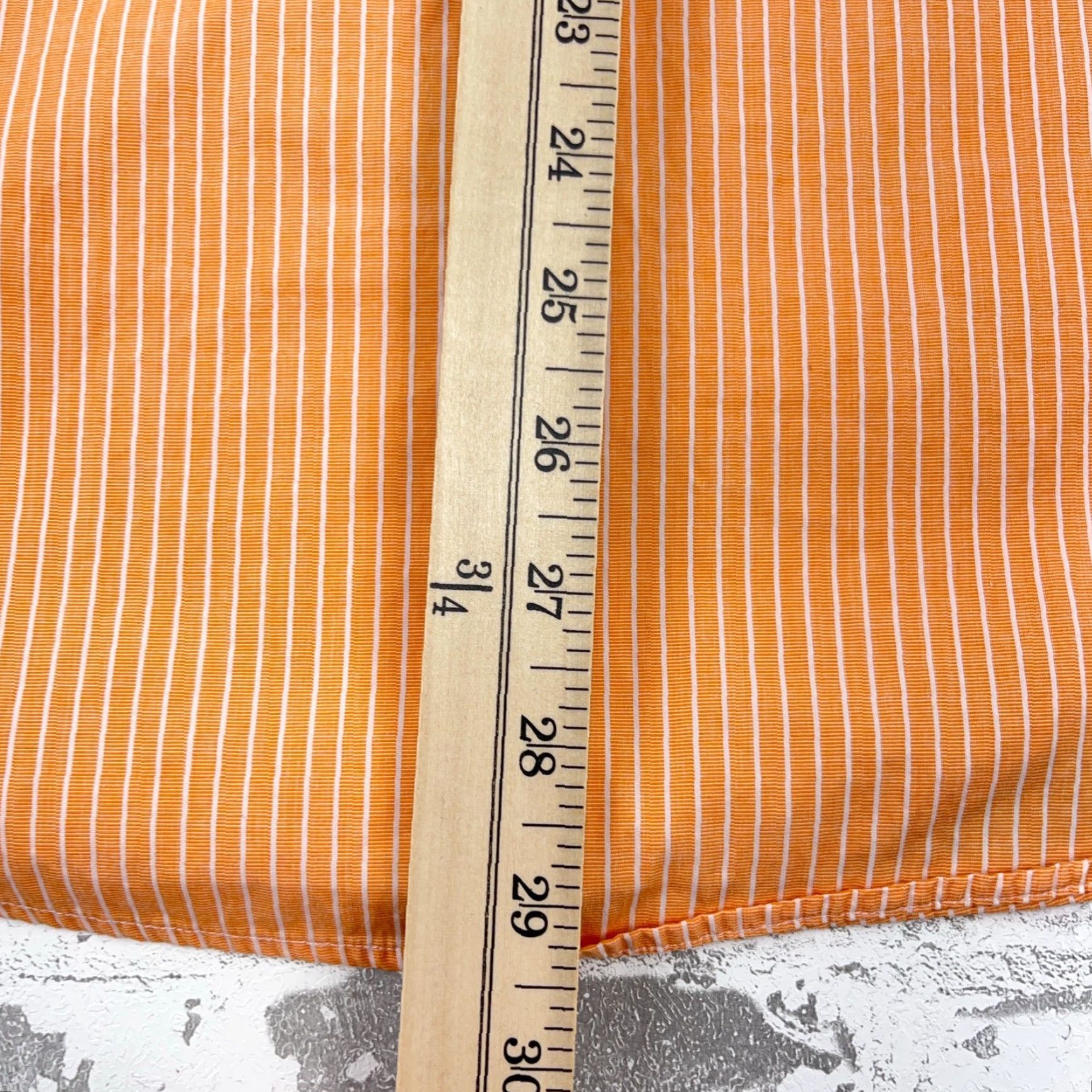 Ralph Lauren Ralph Lauren Shirt Men Button-Up Striped Orange Blue Casual Medium 15 32 Classic Fit Size US M / EU 48-50 / 2 - 6 Thumbnail