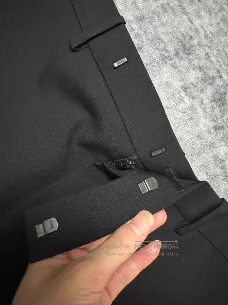 Saint Laurent Paris Saint Laurent Paris Lambswool side with sequin diamond stu Size US 28 / EU 44 - 9 Thumbnail