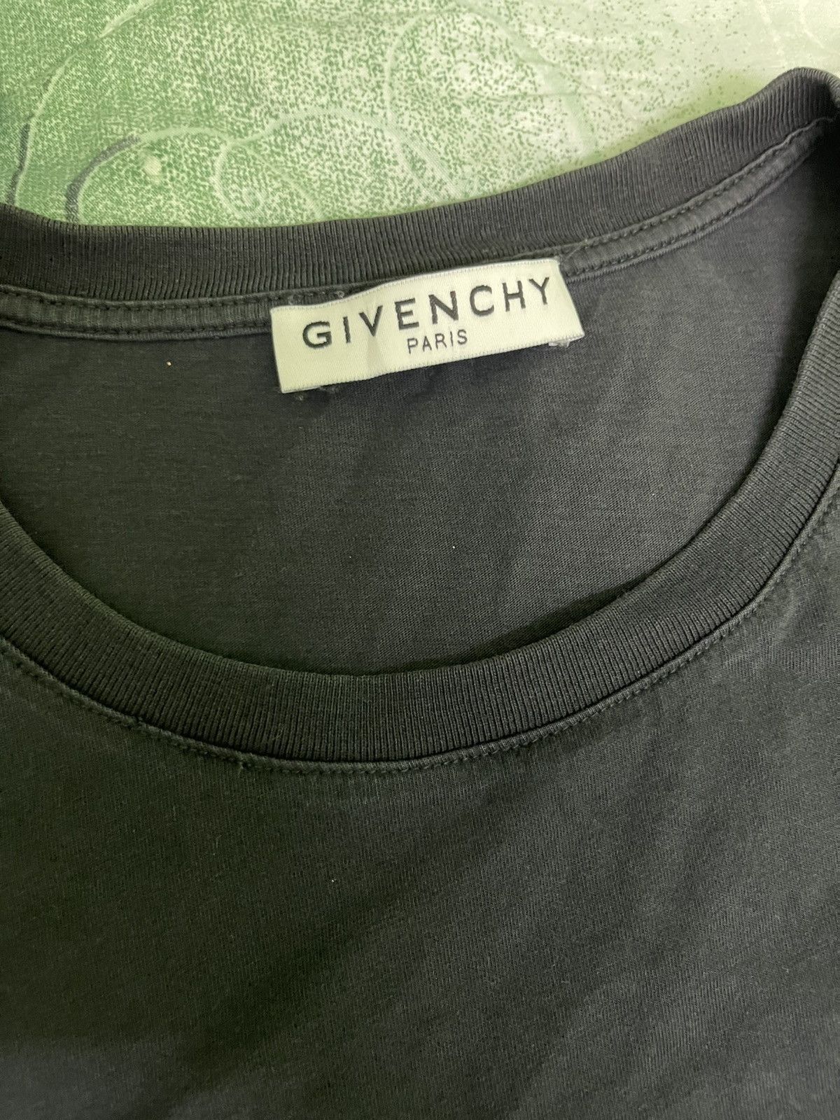 Givenchy Givenchy Metallic Logo-Embossed Cotton-Jersey T-Shirt Size US L / EU 52-54 / 3 - 11 Thumbnail