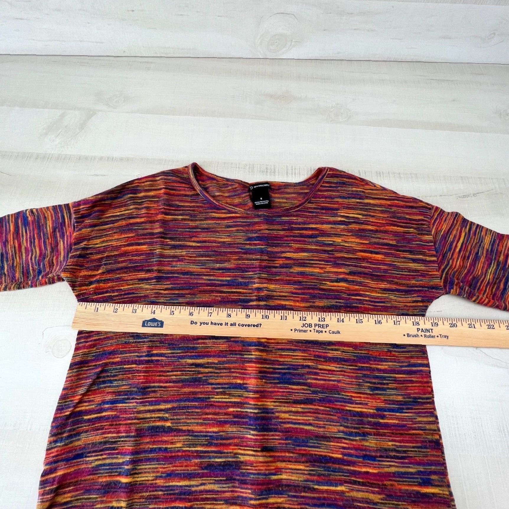 Vintage New Directions Womens Small Sweater Casual Boxy Soft Pullover 3/4 Sleeves Size S / US 4 / IT 40 - 6 Thumbnail