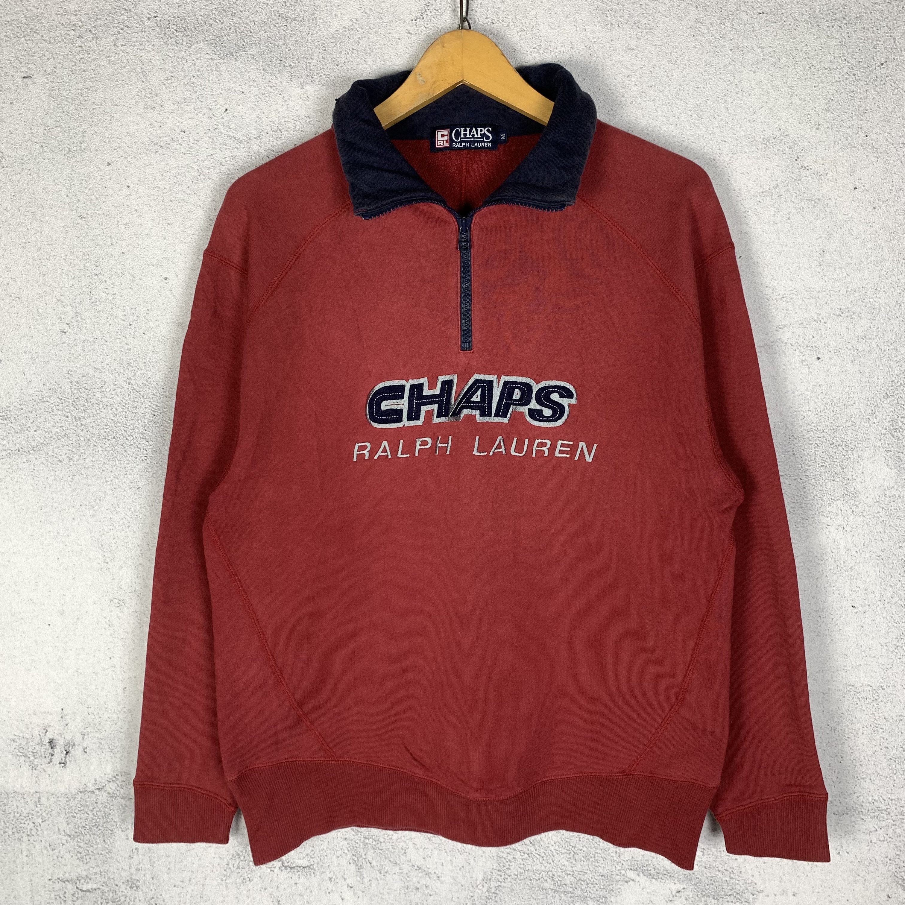 Chaps Ralph Lauren Vintage Chaps Ralph Lauren Halfzip Sweatshirt Crewneck Size US M / EU 48-50 / 2 - 1 Thumbnail