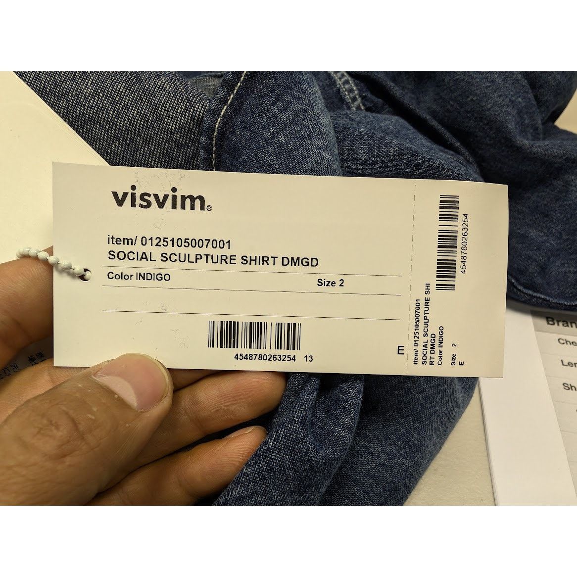 Visvim o1rshd1 Social Sculpture Shirt in Indigo Size US M / EU 48-50 / 2 - 21 Thumbnail