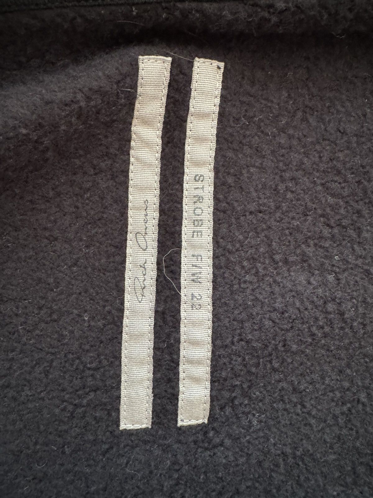Rick Owens NEW | * SAMPLE * FW22 STROBE RUNWAY GIMP ZIP UP WITH EYELETS Size US M / EU 48-50 / 2 - 11 Thumbnail