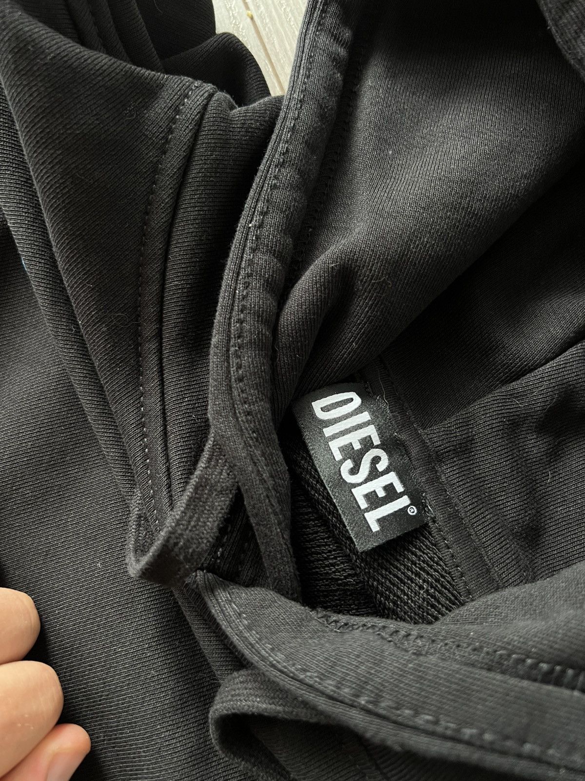Diesel Diesel Industry Denim Division New Collection Black Hoodie Size US L / EU 52-54 / 3 - 8 Thumbnail