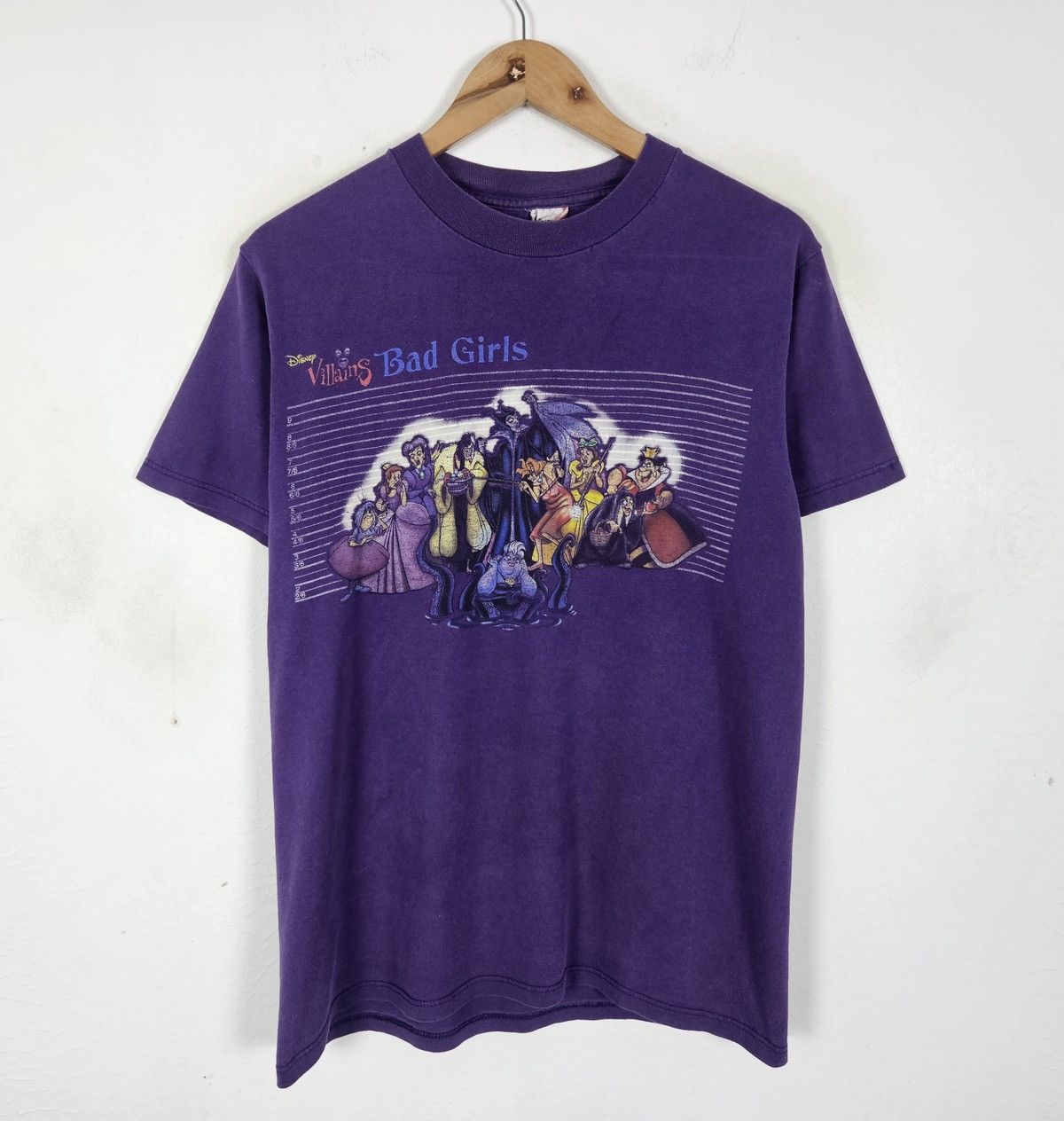 Disney Vintage Disney Villains Bad Girls character tee shirt Size US M / EU 48-50 / 2 - 2 Thumbnail