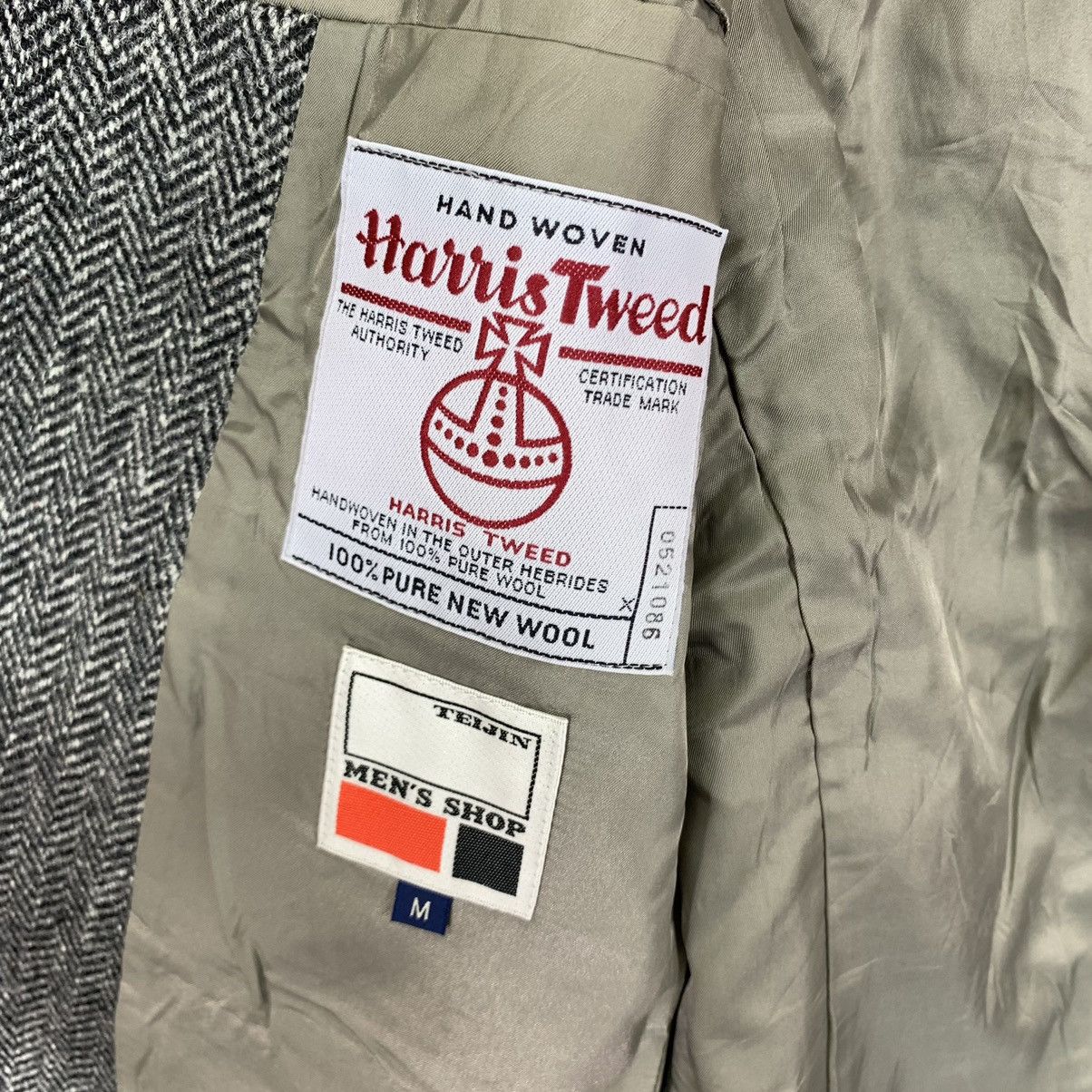 Harris Tweed VINTAGE HARRIS TWEED COAT JACKET Size US M / EU 48-50 / 2 - 8 Thumbnail